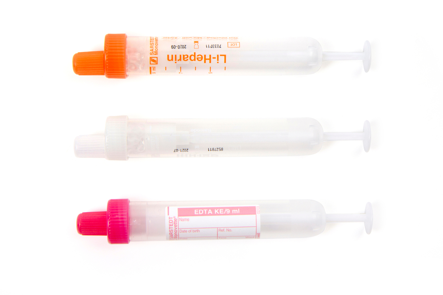 Sarstedt Monovetten m. Luer Konus 9ml, Serum 50 Stück