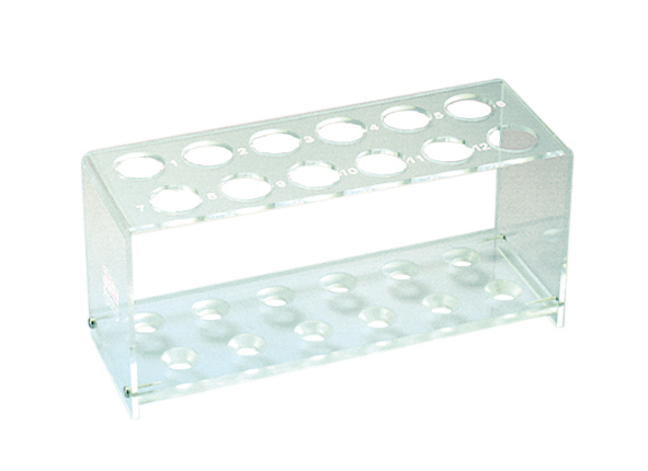 Plexiglasständer für 12 Zentrifugengläser 1 Stück
