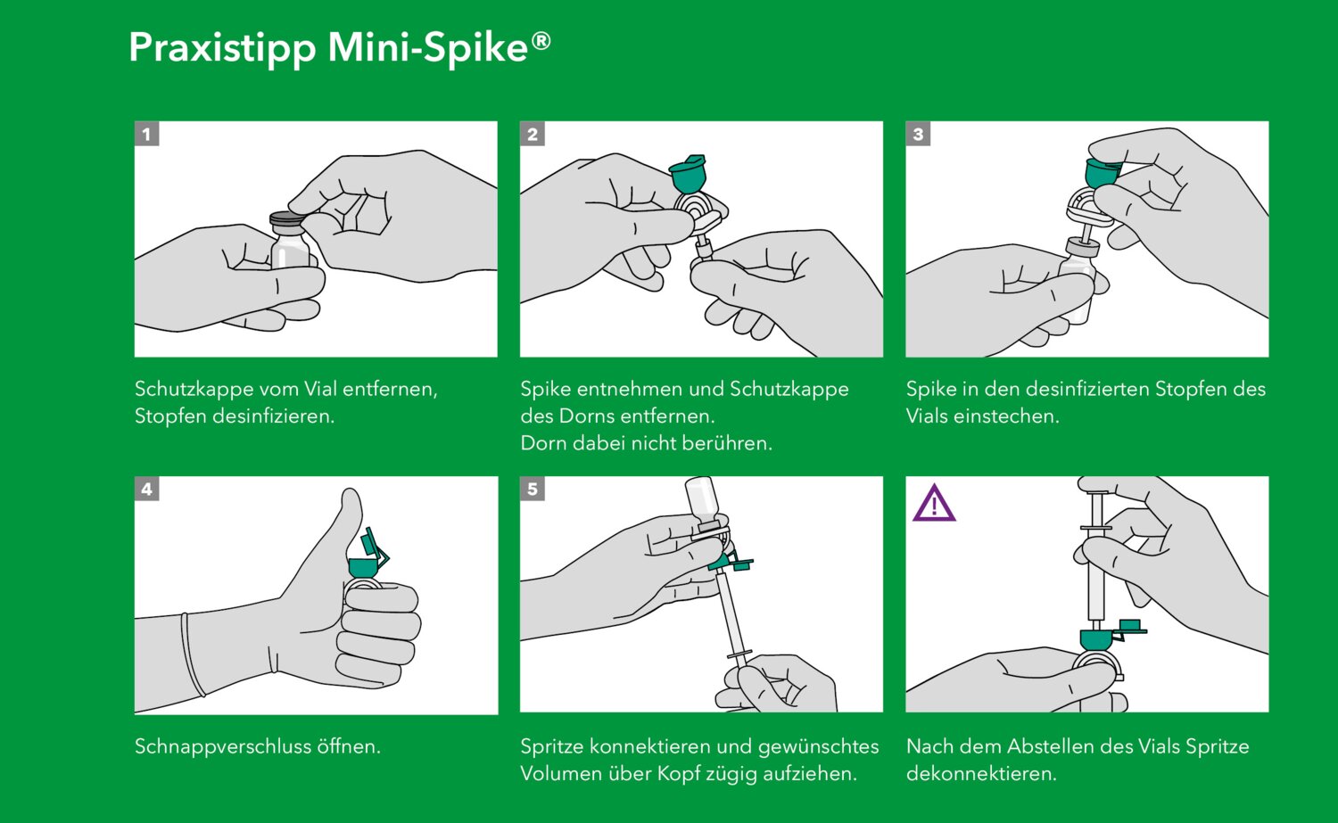 B.Braun Mini Spike grün ohne Partikelfilter 1 Stück B.Braun Mini Spike grün ohne Partikelfilter 1 Stück