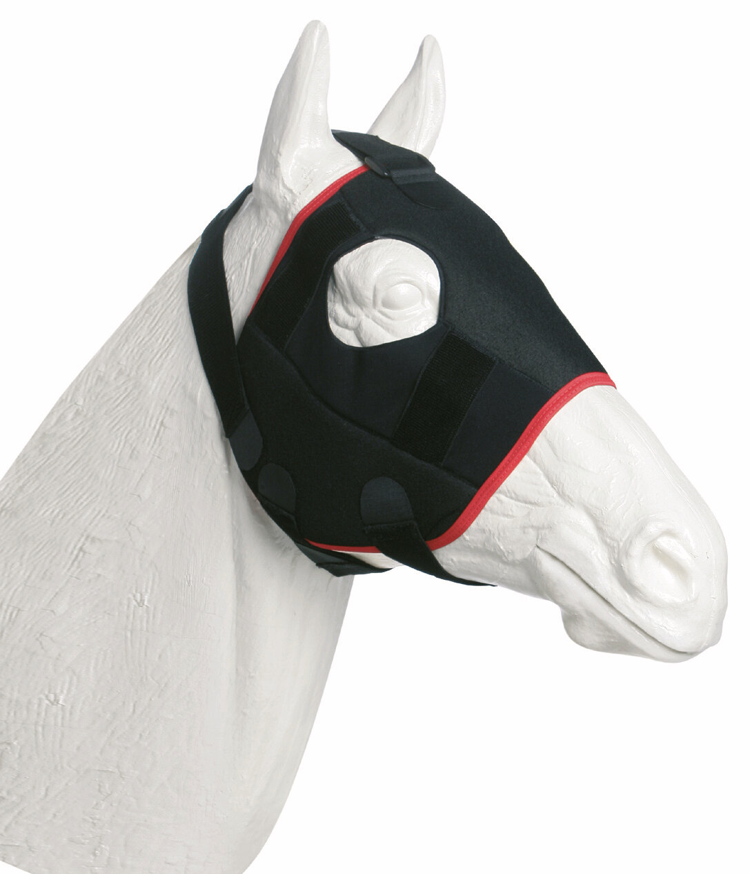 KRUUSE Equine Gesichtsmaske rot Gr. M 1 Stück
