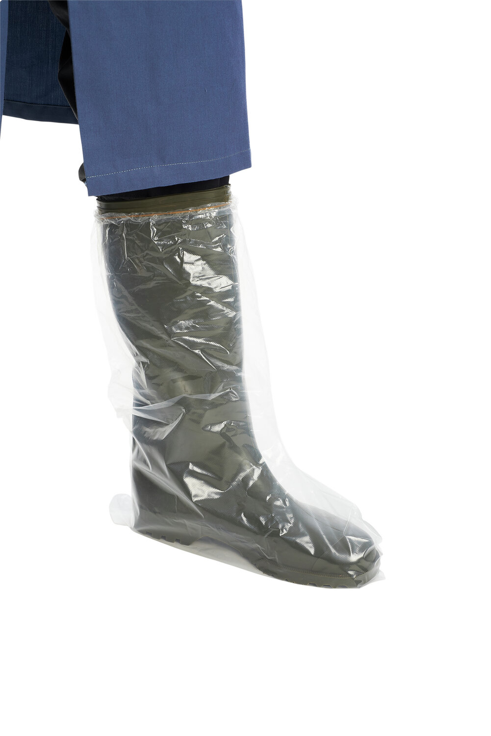 KRUTEX Überziehstiefel 53 cm 25 Paar lang/dick m. Elastikband
