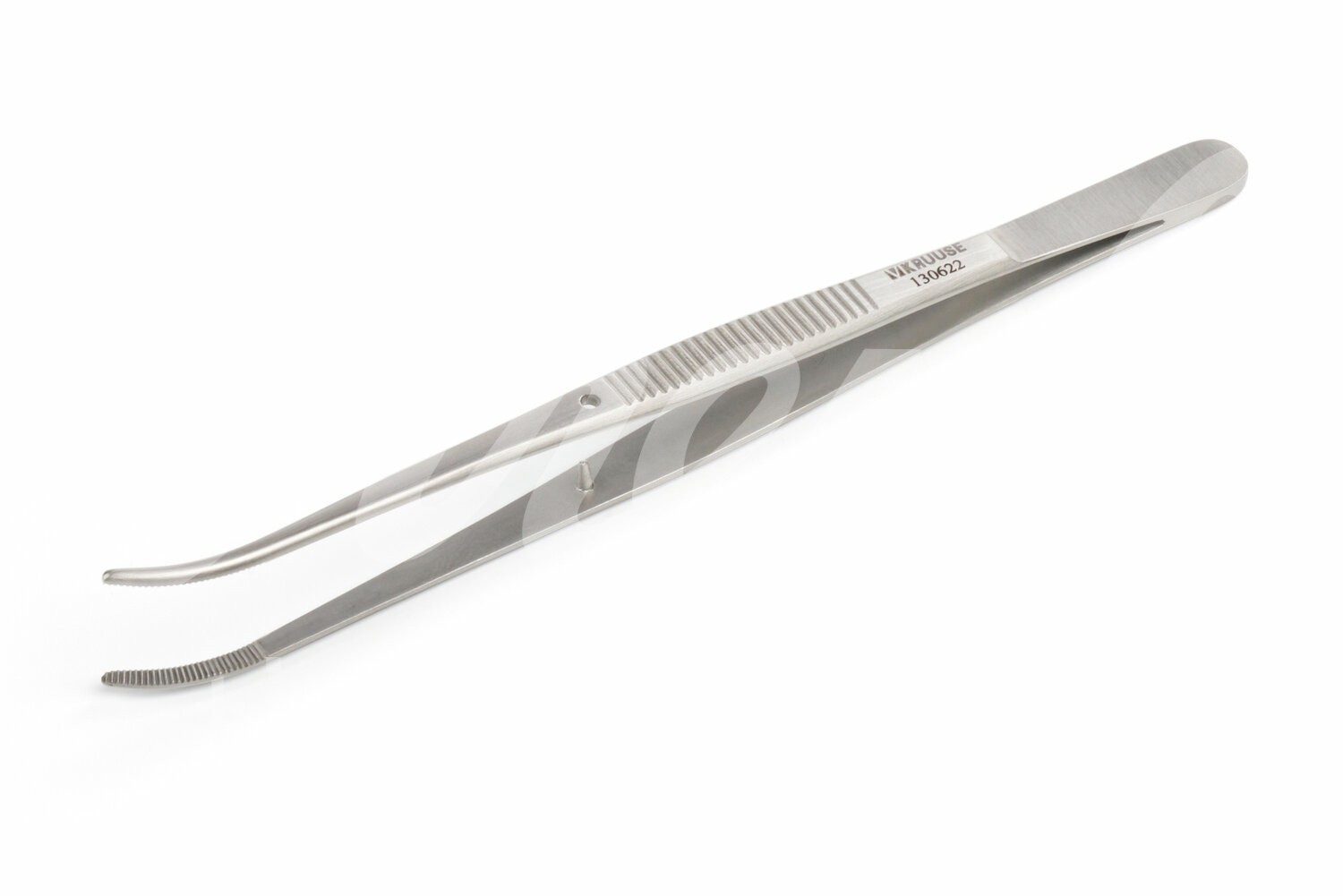 KRUUSE Pinzette Semken Taylor 12.5 cm gebogen geriffelt 1 Stück