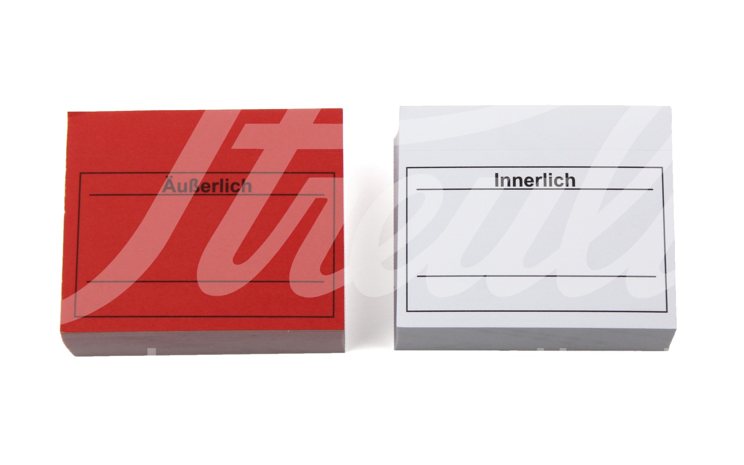 Etiketten -äusserlich- 6 x 5 cm 100 Blatt 1 Stück