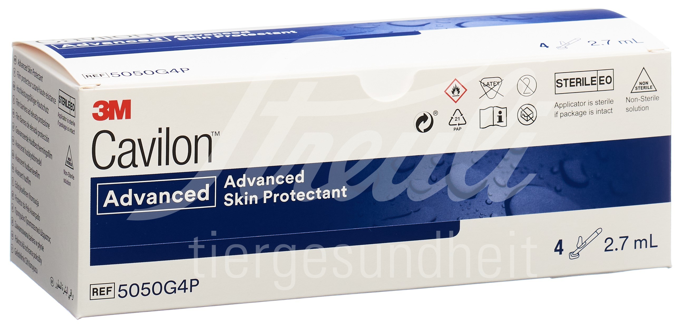 3M Cavilon Advanced Hochleistungsfähiger Hautschutz Applikator 4 x 2.7 ml