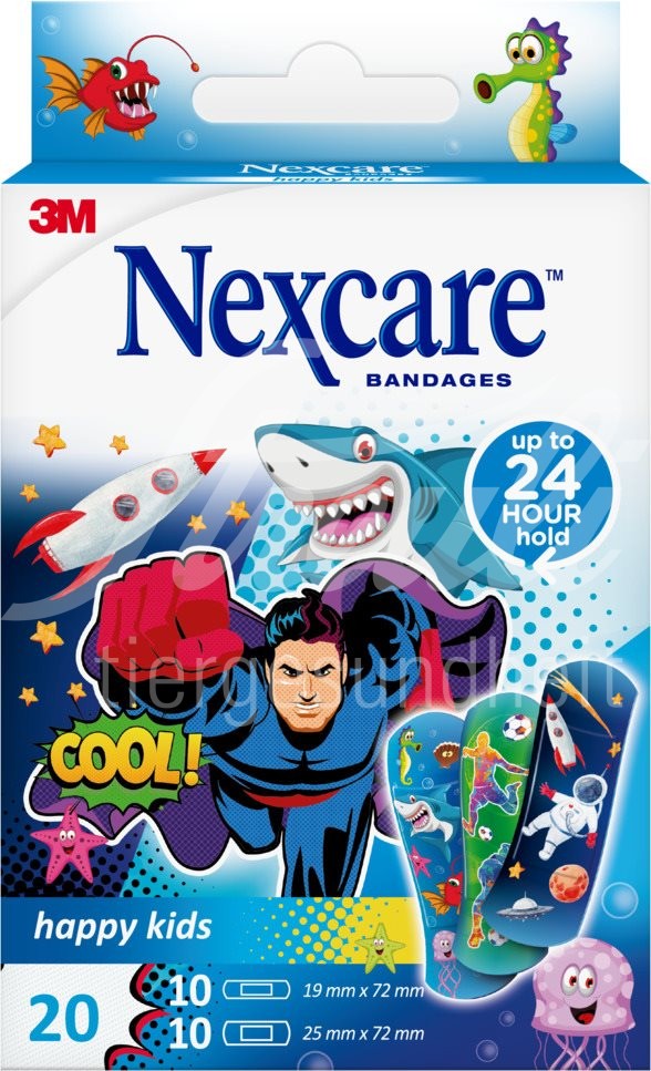 3M Nexcare Kinderpflaster Happy Kids Cool 20 Stk