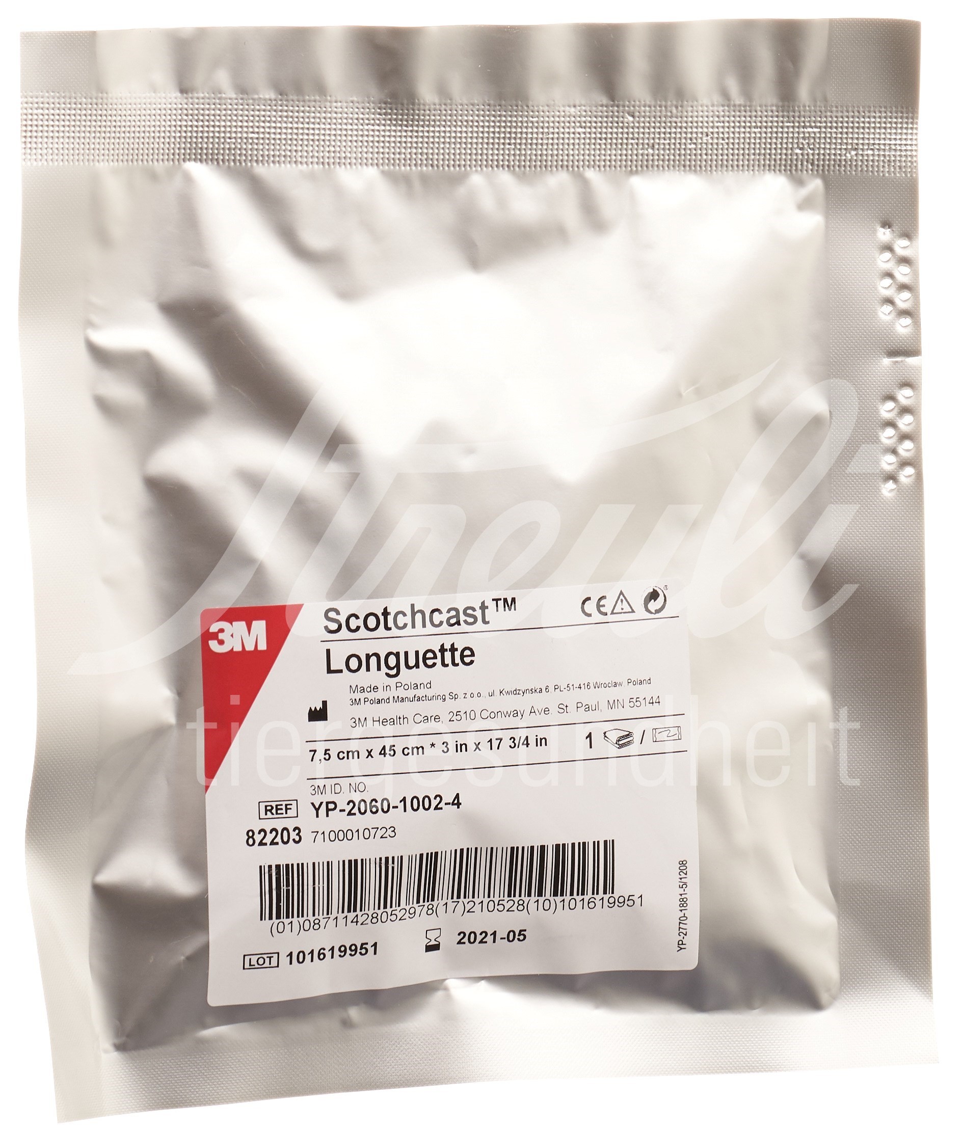 3M Scotchcast Plus Longuette 7.5x45cm