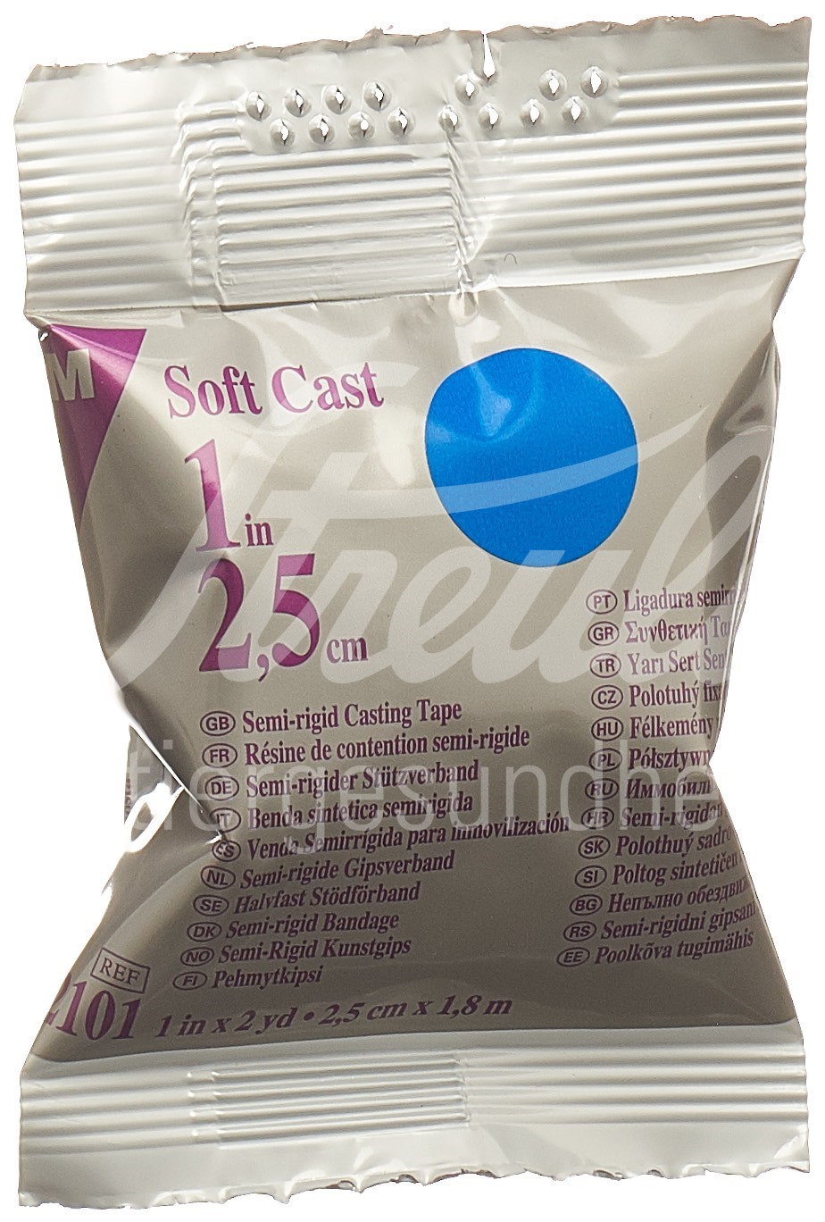 3M Scotchcast Softcast 2.5cmx1.8m blau