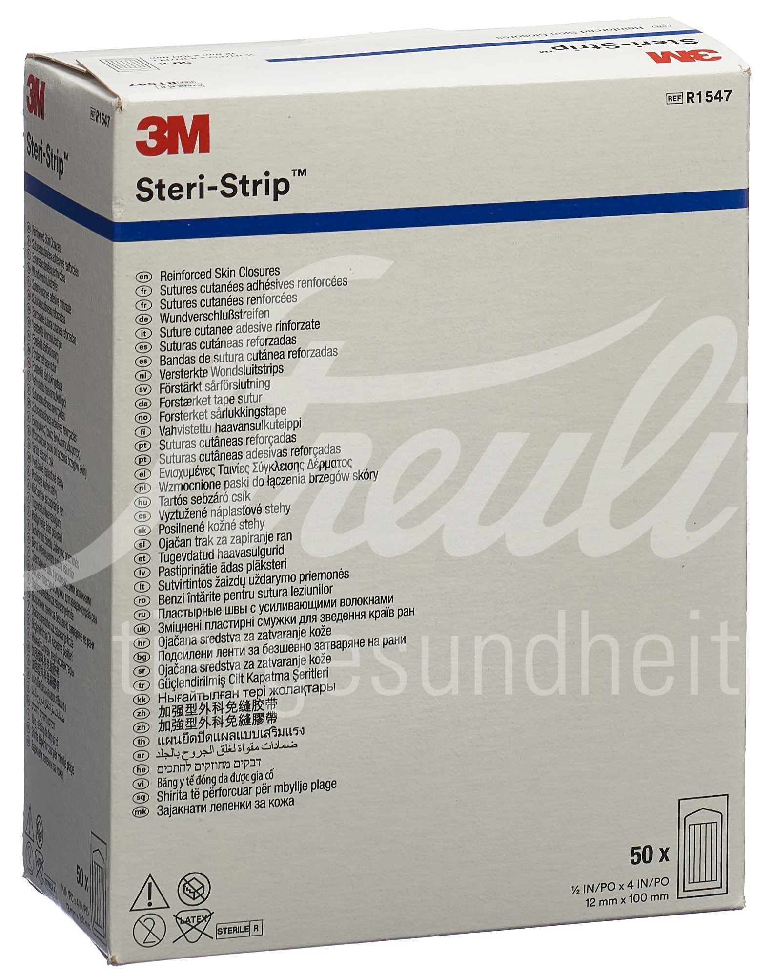 3M Steri Strip 12x100mm weiss verstärkt 50 x 6 Stk