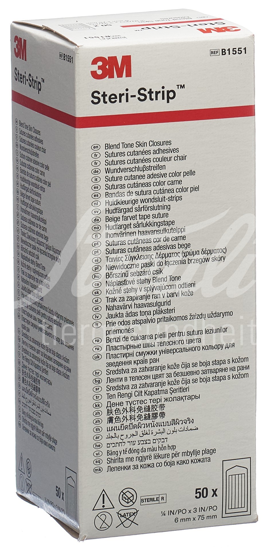 3M Steri Strip Blendtone 6x75mm 50 x 3 Stk