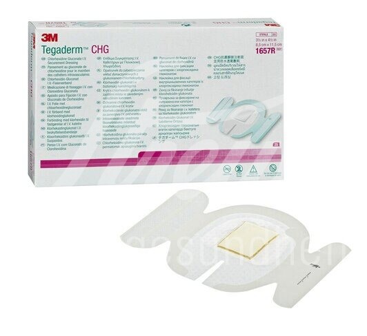 3M Tegaderm CHG 8.5x11.5cm 25 Stk