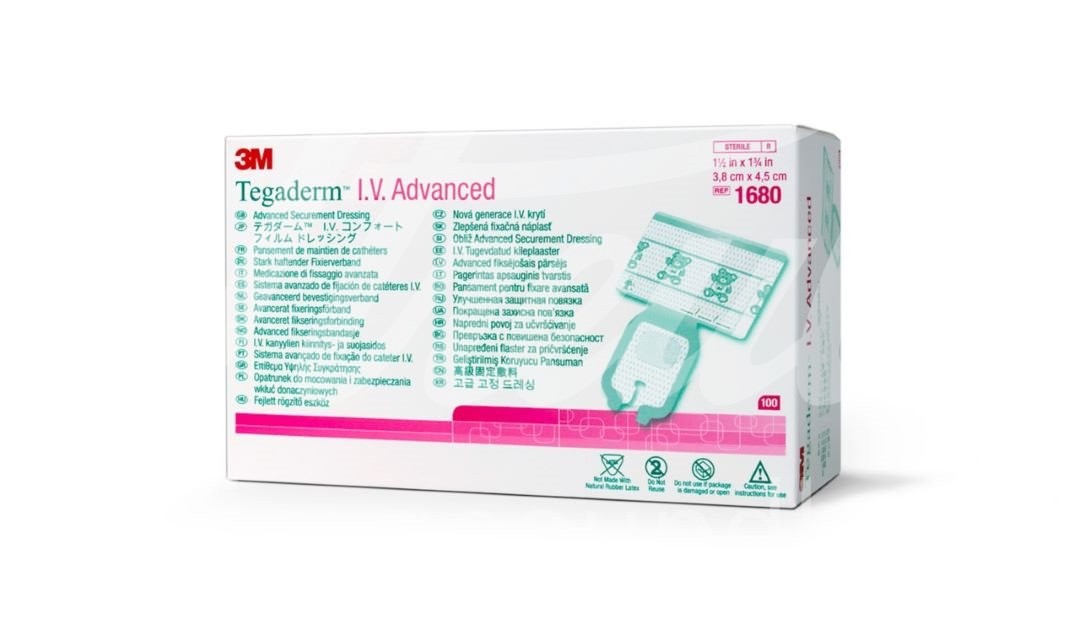 3M Tegaderm IV Advanced 3.8x4.5cm 100 Stk