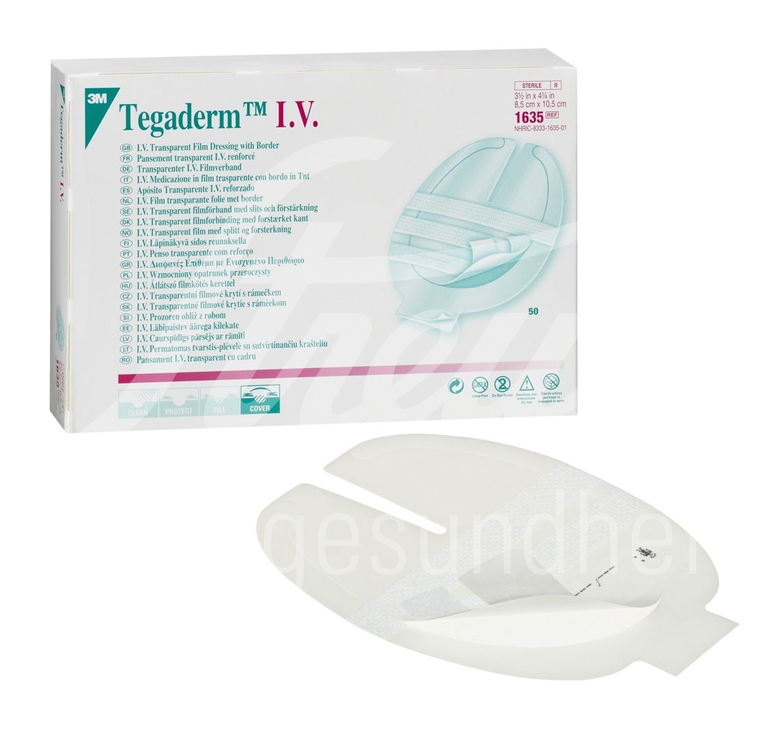 3M Tegaderm IV für Katheter 8.5x10.5cm 50 Stk