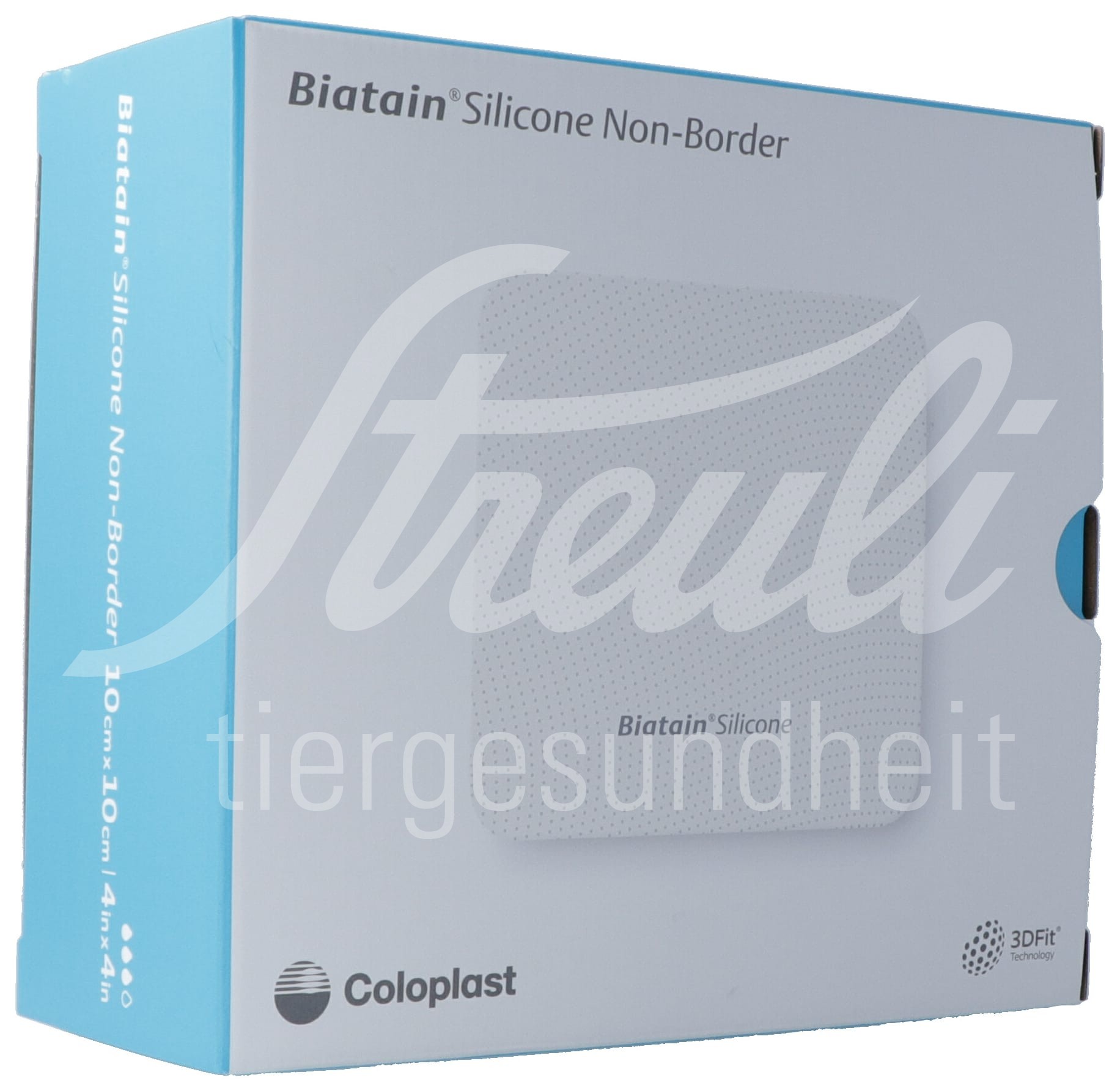 Biatain Silicone Non Border 10x10cm 10 Stk