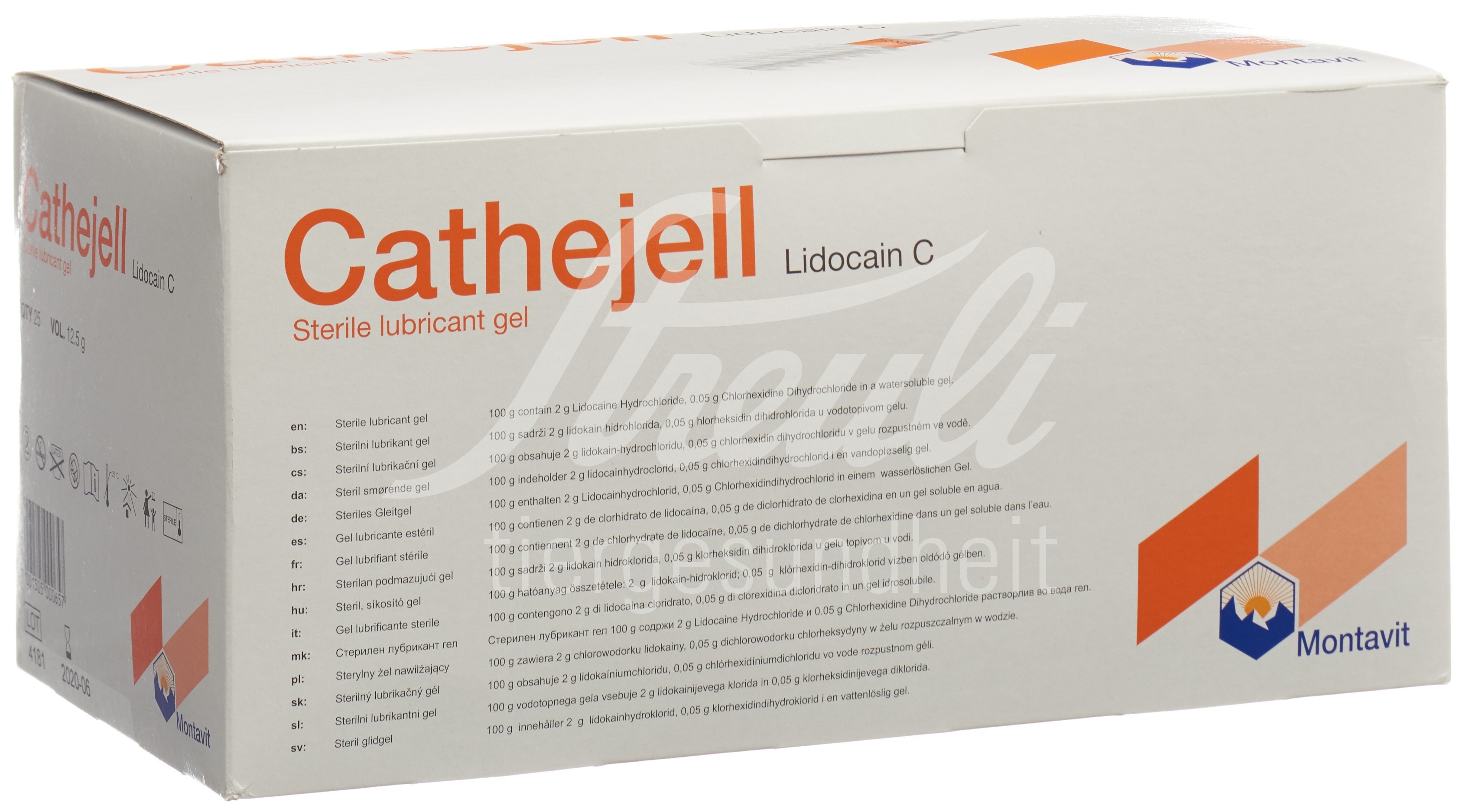 Cathejell Lidocain C Gel steril 25 x 12.5 g
