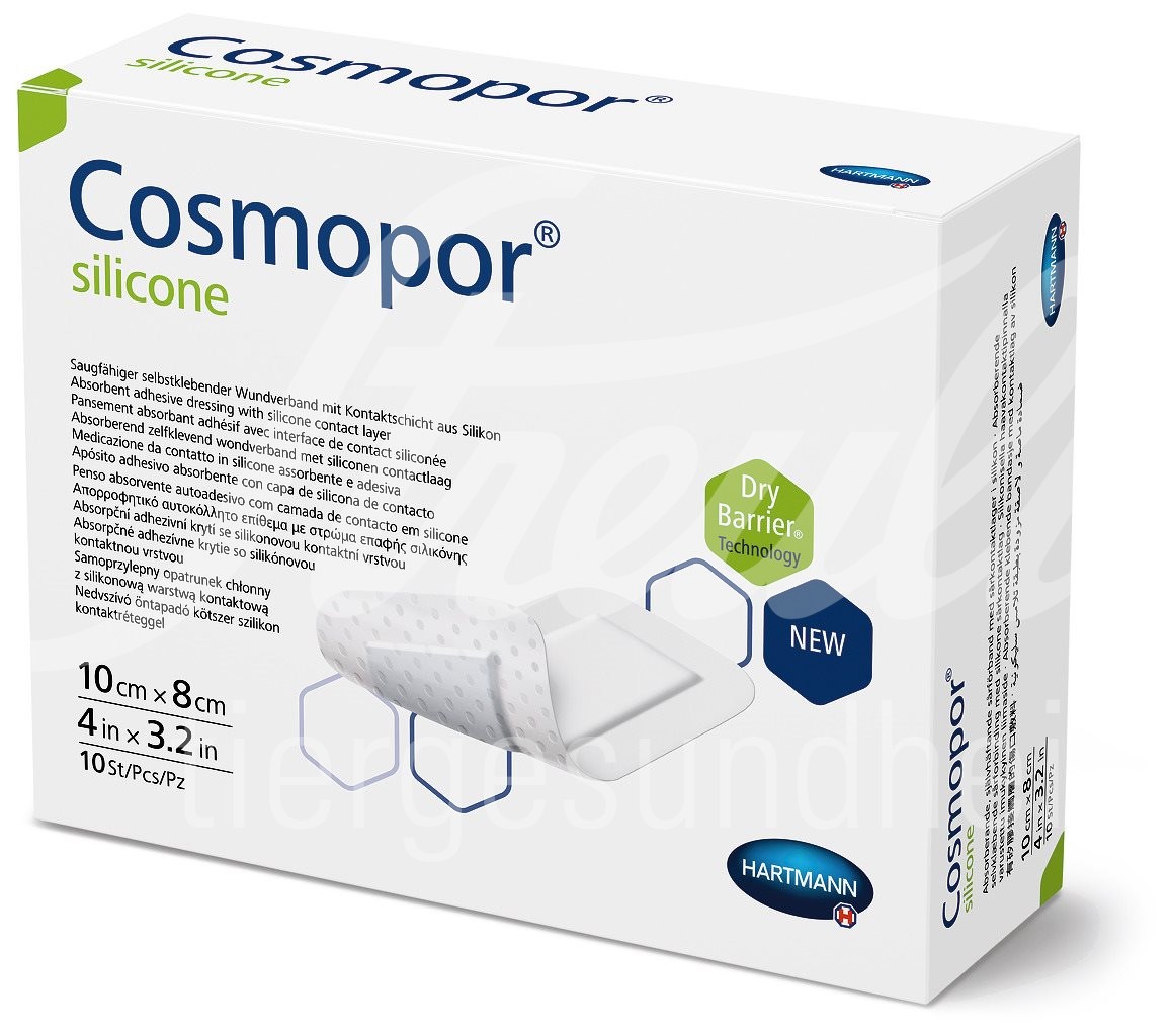Cosmopor silicone 10x8cm 10 Stk
