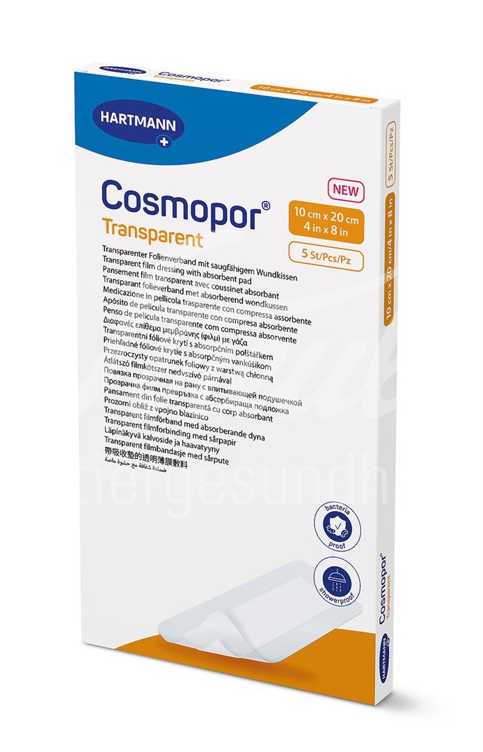 Cosmopor transparent 10x20cm steril 5 Stk
