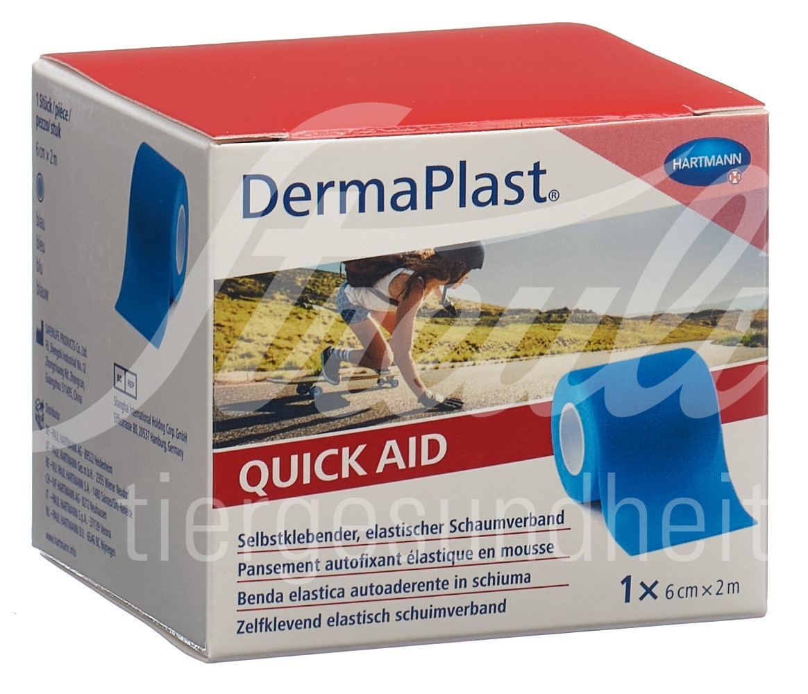 DermaPlast QuickAid 6cmx2m blau