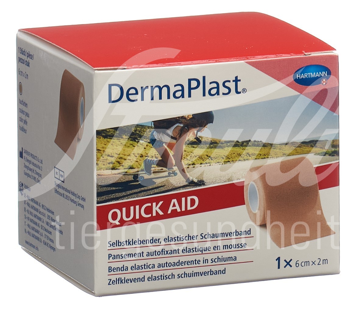 DermaPlast QuickAid 6cmx2m hautfarbig
