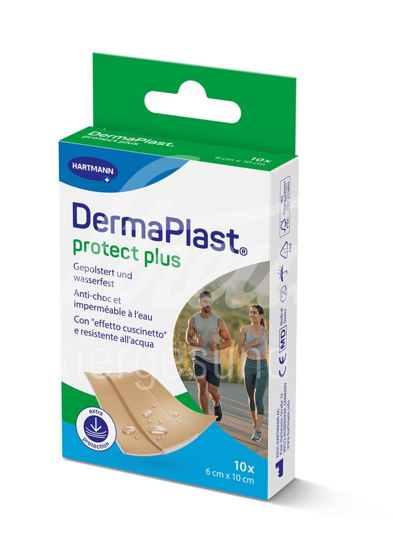 Dermaplast ProtectPlus 6x10cm 10 Stk