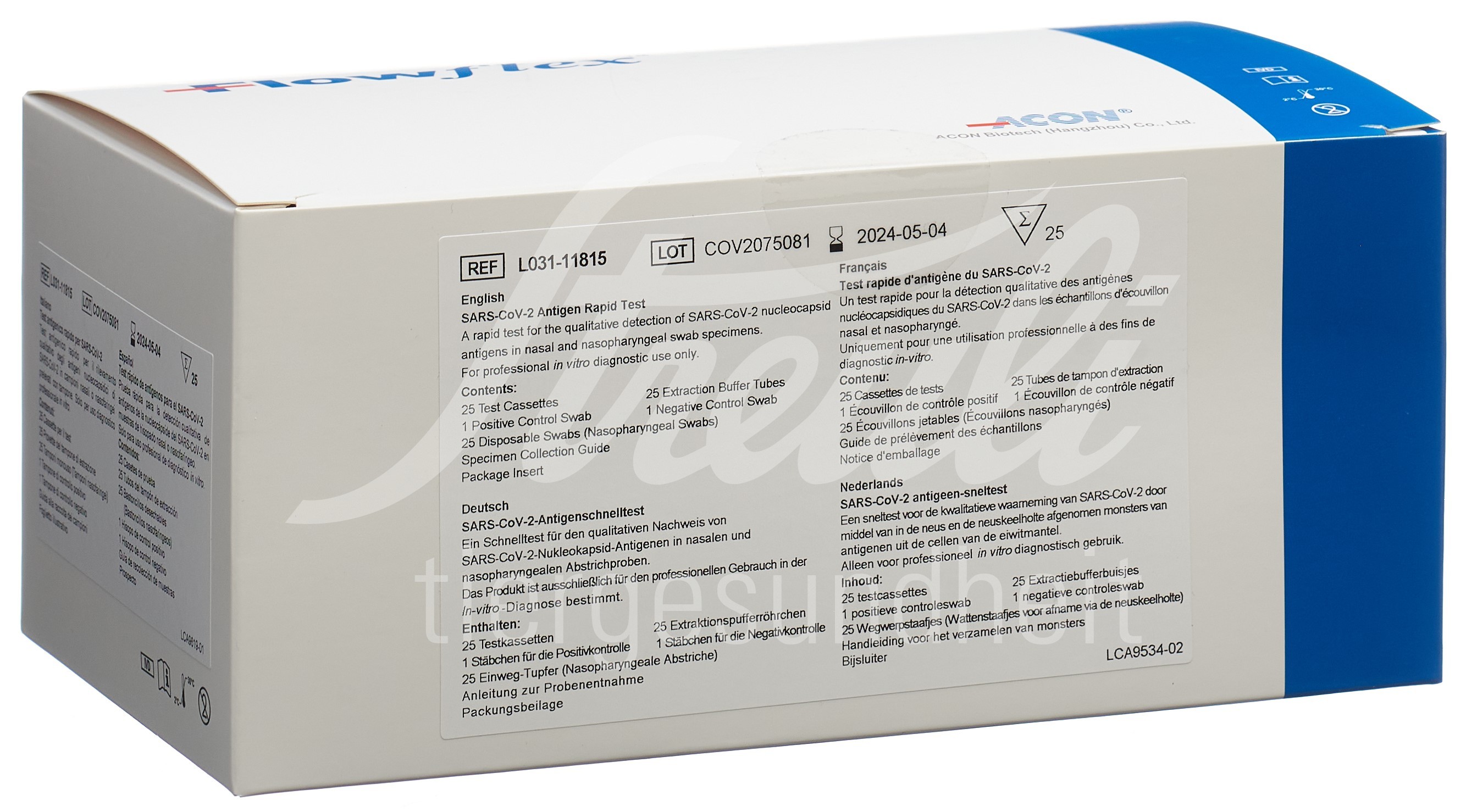 Flowflex SARS-CoV-2 Antigen Rapid Test Nasopharyngeal 25 Stk
