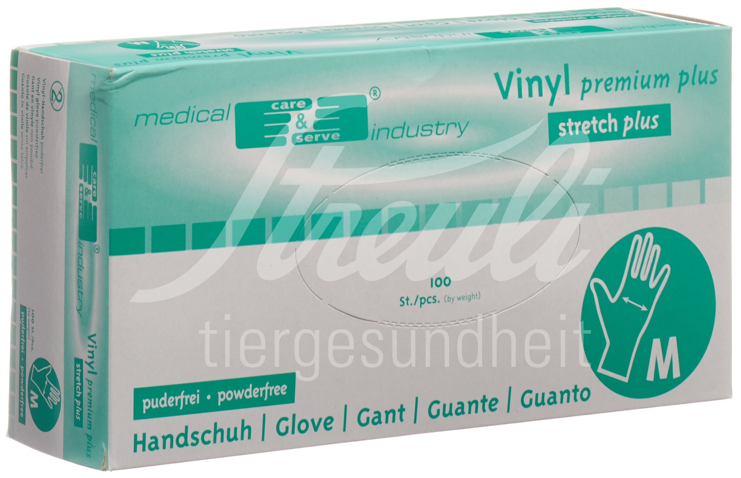 Gribi Untersuchungshandschuhe Vinyl M puderfrei unsteril Stretch plus Box 100 Stk Gribi Untersuchungshandschuhe Vinyl M puderfrei unsteril Stretch plus Box 100 Stk