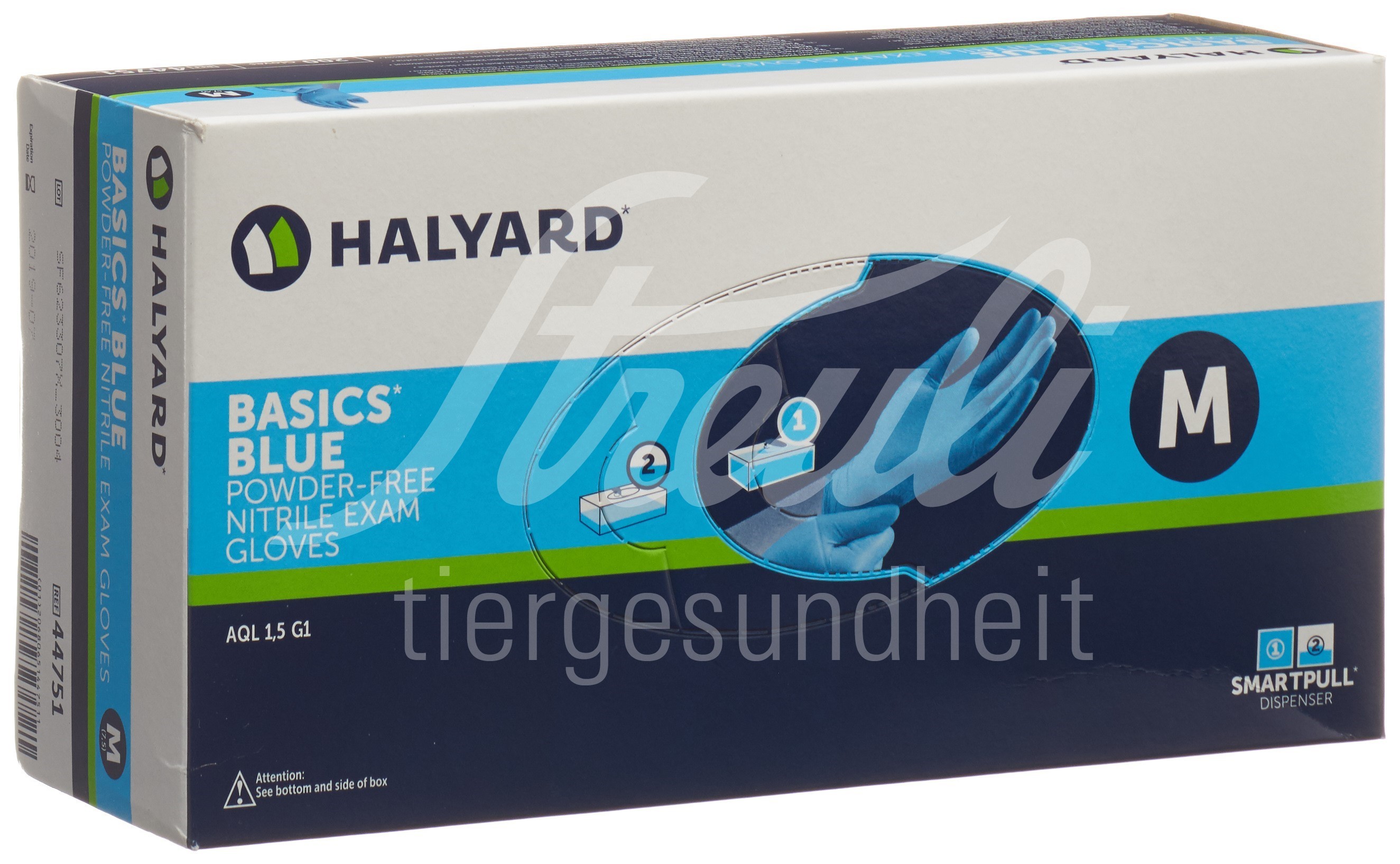 HALYARD Untersuchungshandschuhe M Nitril Basic blau 200 Stk