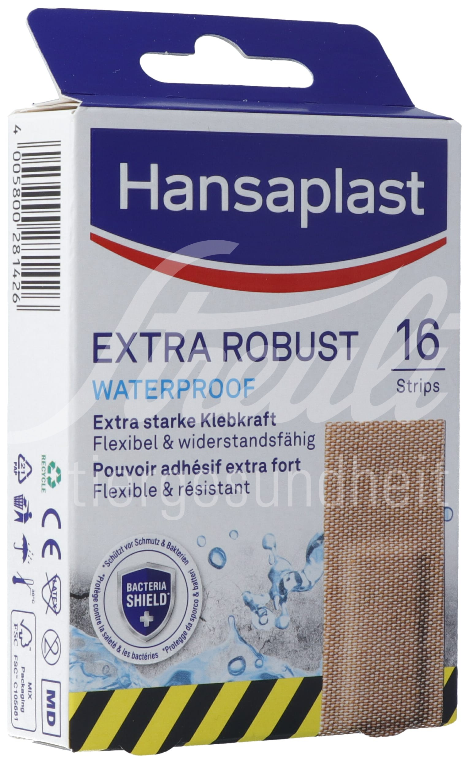 Hansaplast Extra Robust Strips 16 Stk
