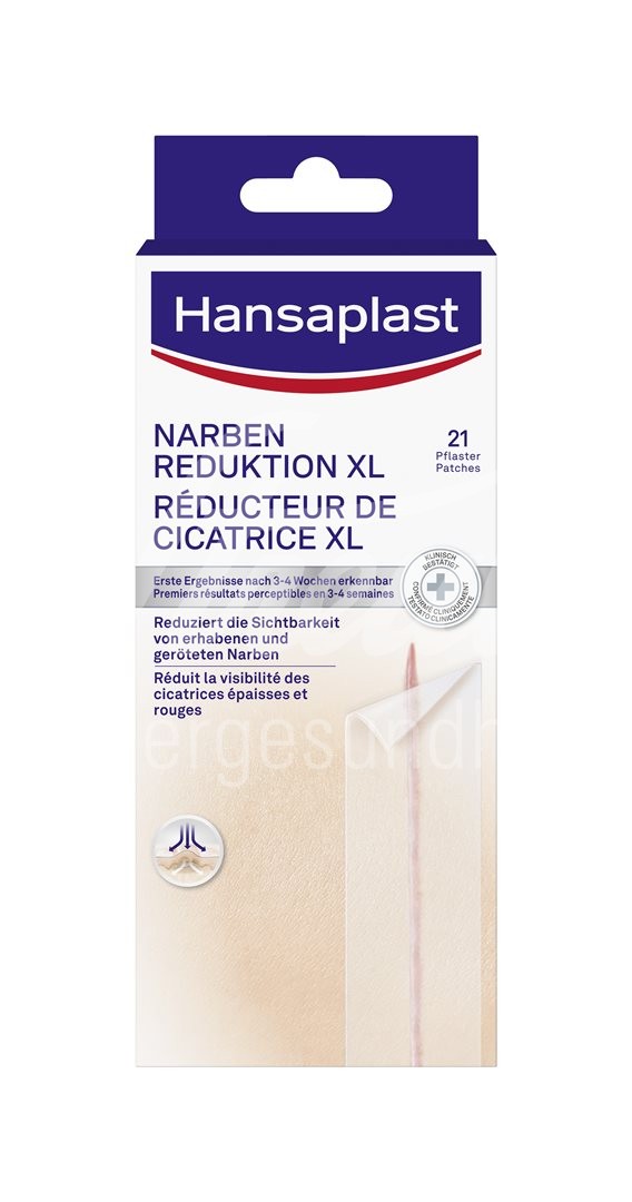 Hansaplast Narben Reduktion Pflaster XL 21 Stk