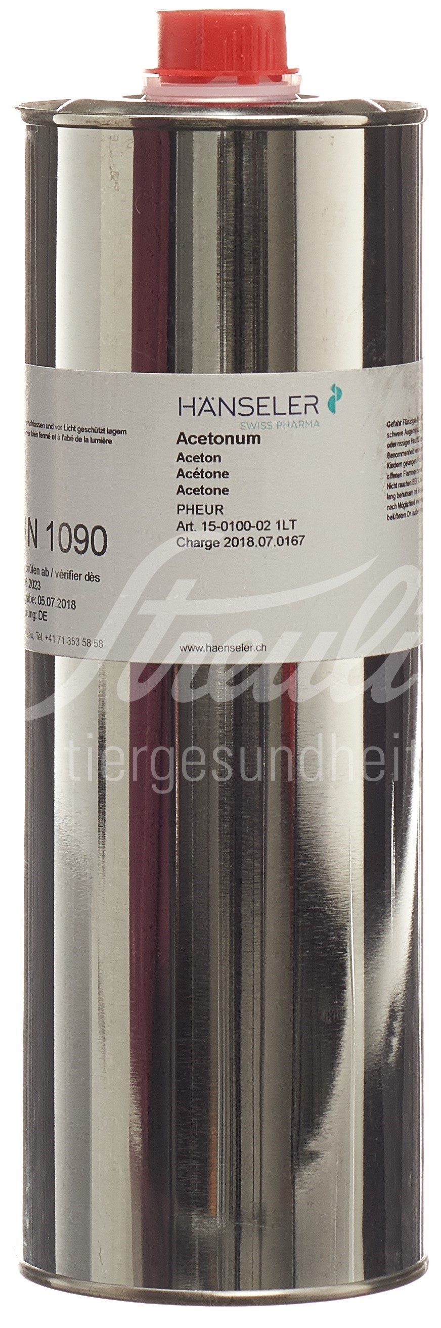 Hänseler Acetonum PhEur 1 lt