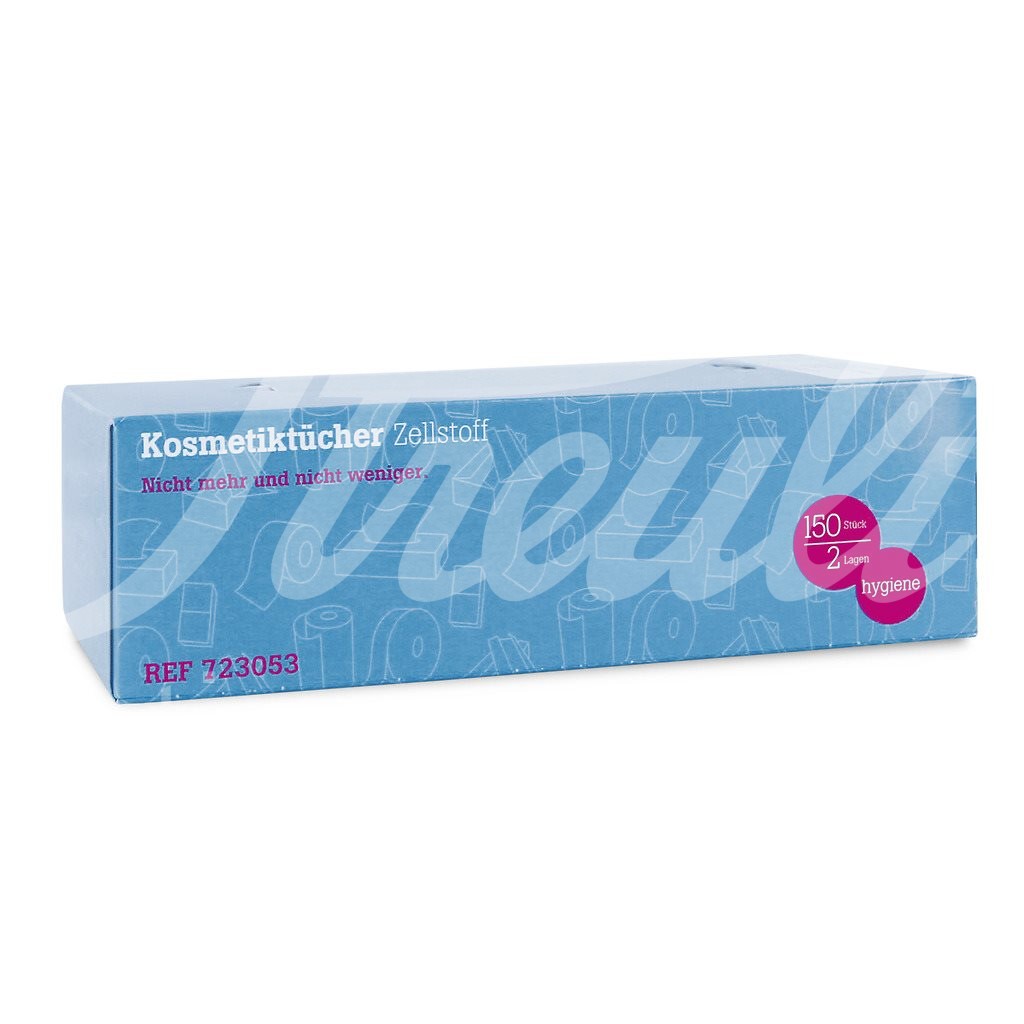 IVF Kosmetiktücher Zellstoff 2 lagig 150 Stk