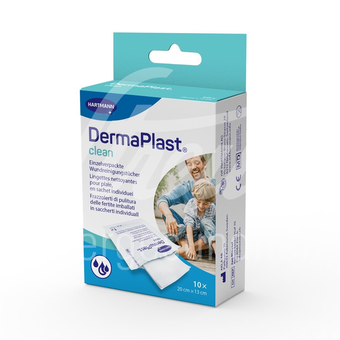 DermaPlast Clean Wundreinigungstücher 10 Stk