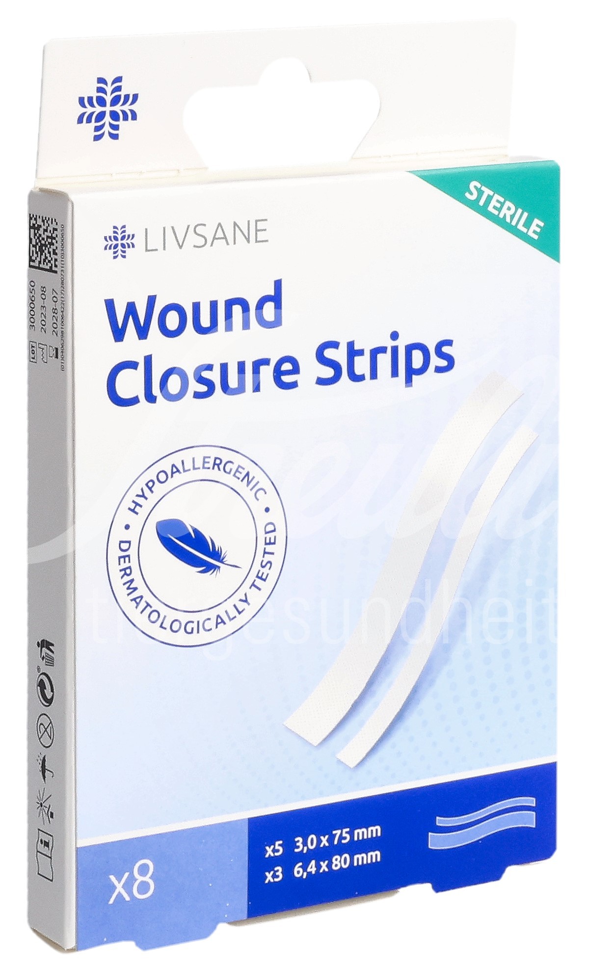 Livsane Wundverschlussstreifen steril 8 Stk