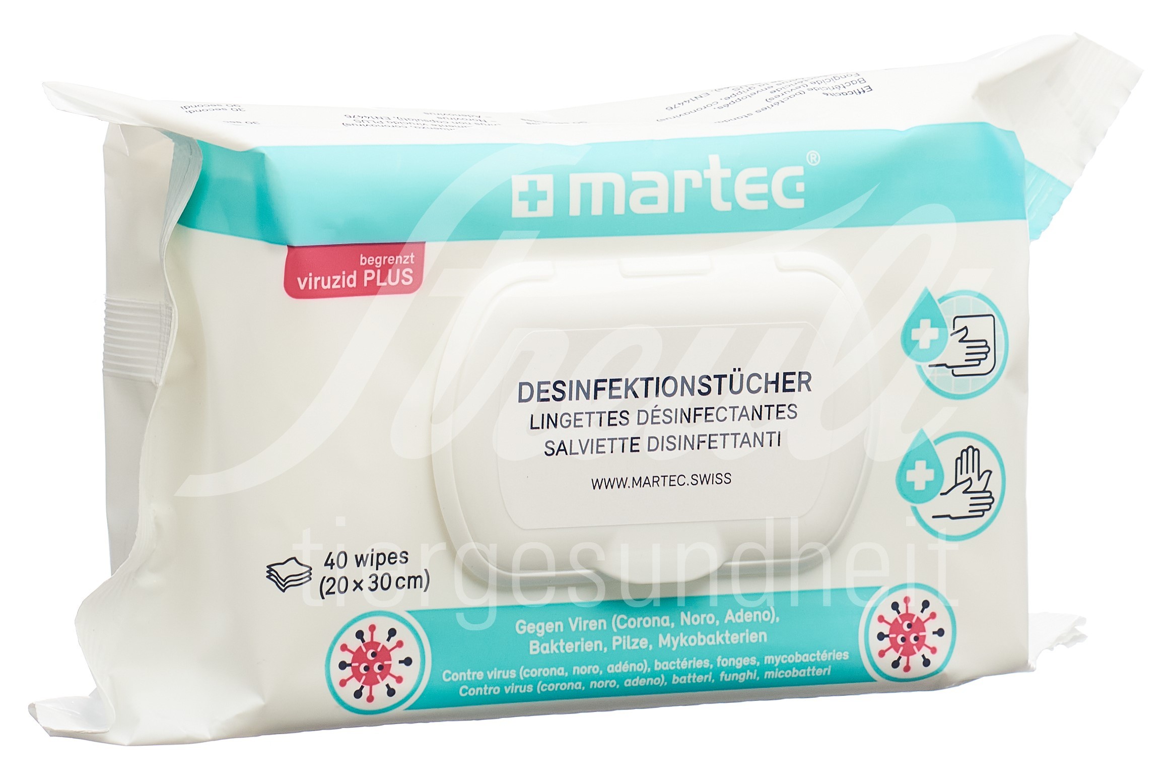 martec Desinfektionstücher Btl 40 Stk martec Desinfektionstücher Btl 40 Stk