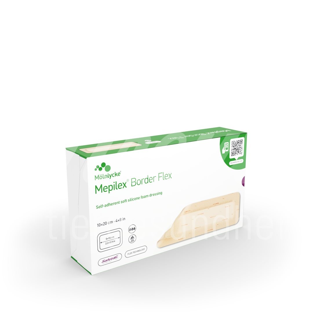 Mepilex Border Flex 10x20cm 10 Stk