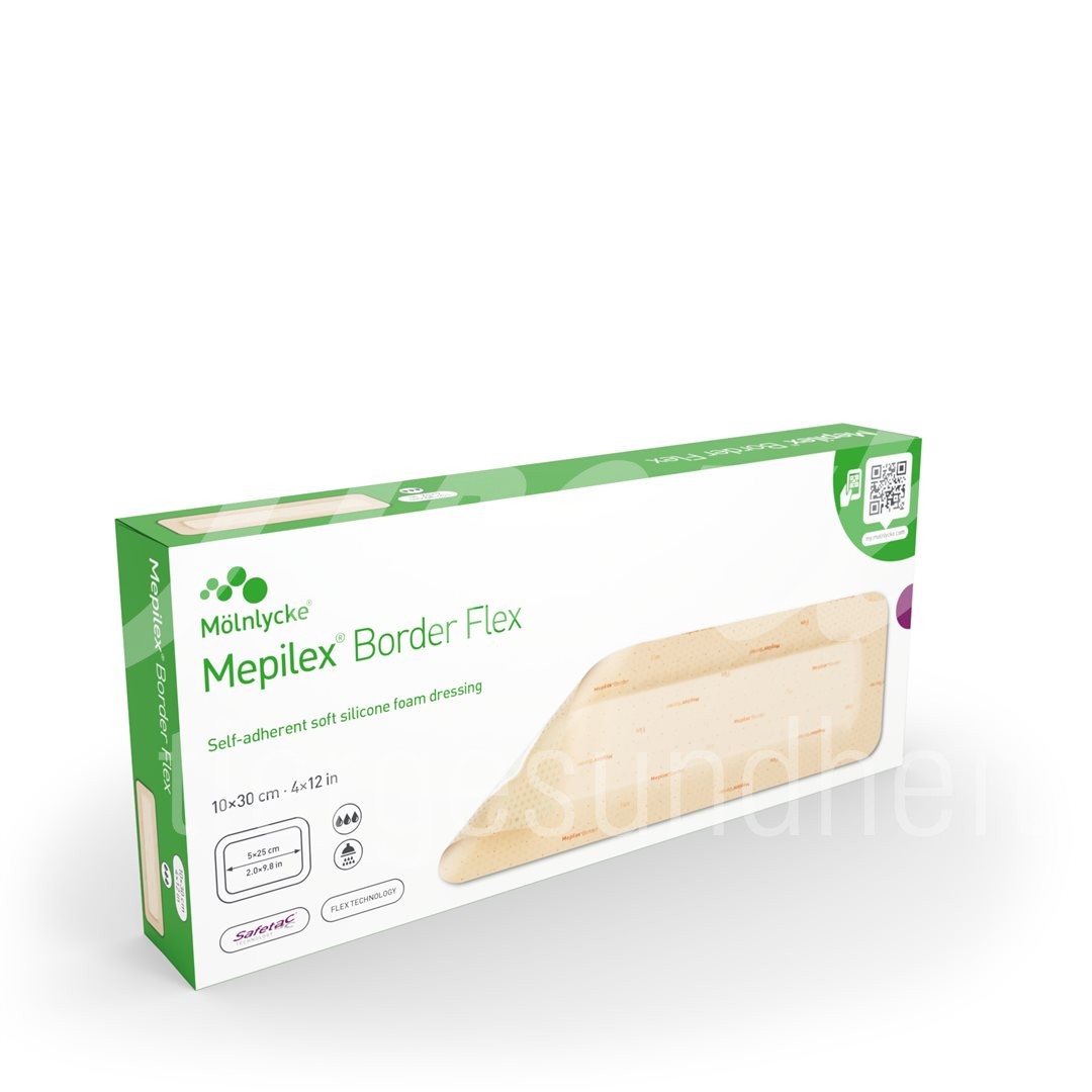 Mepilex Border Flex 10x30cm 10 Stk