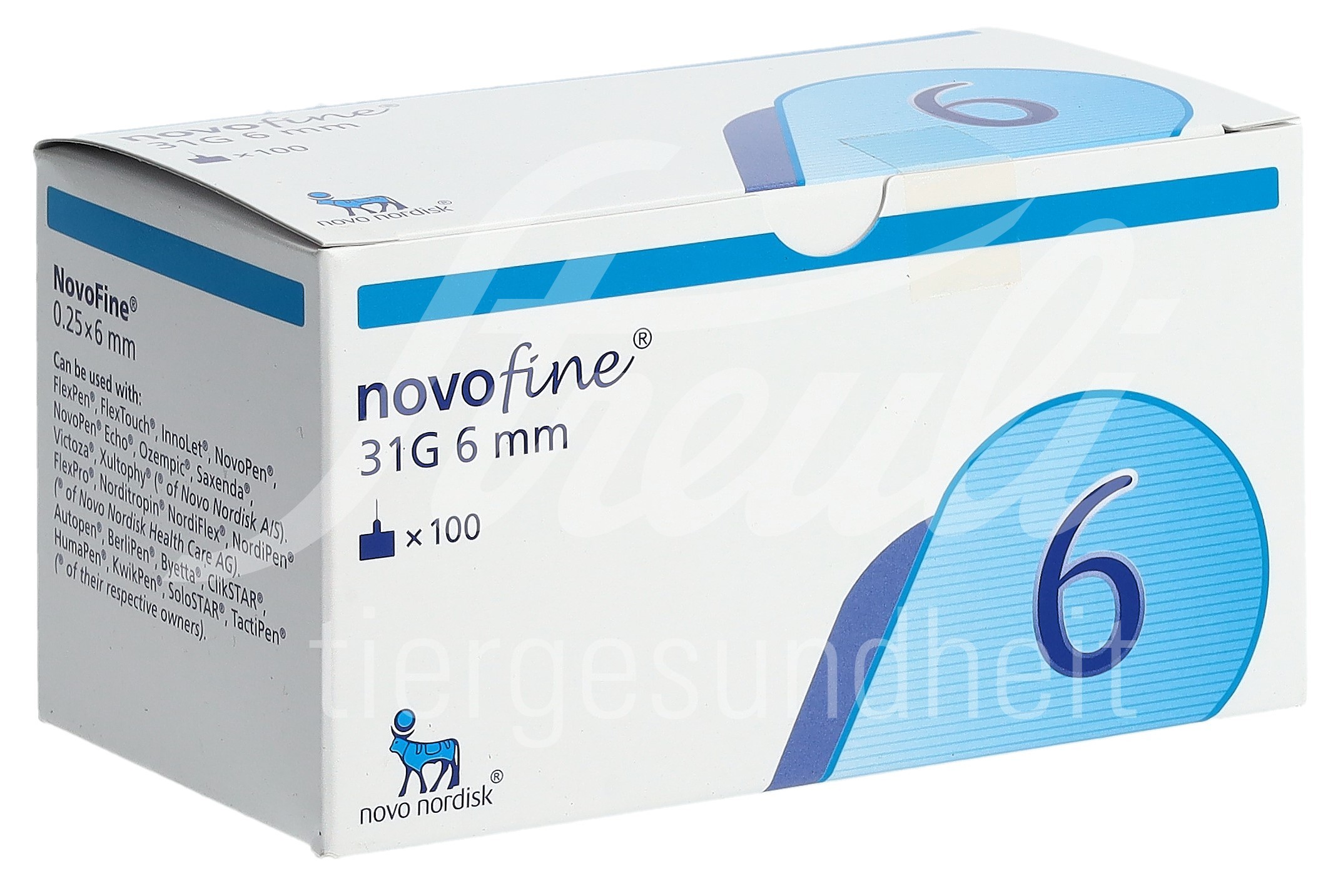 Novofine (PI-GAX) Injektionsnadeln 31G 6mm 100 Stk