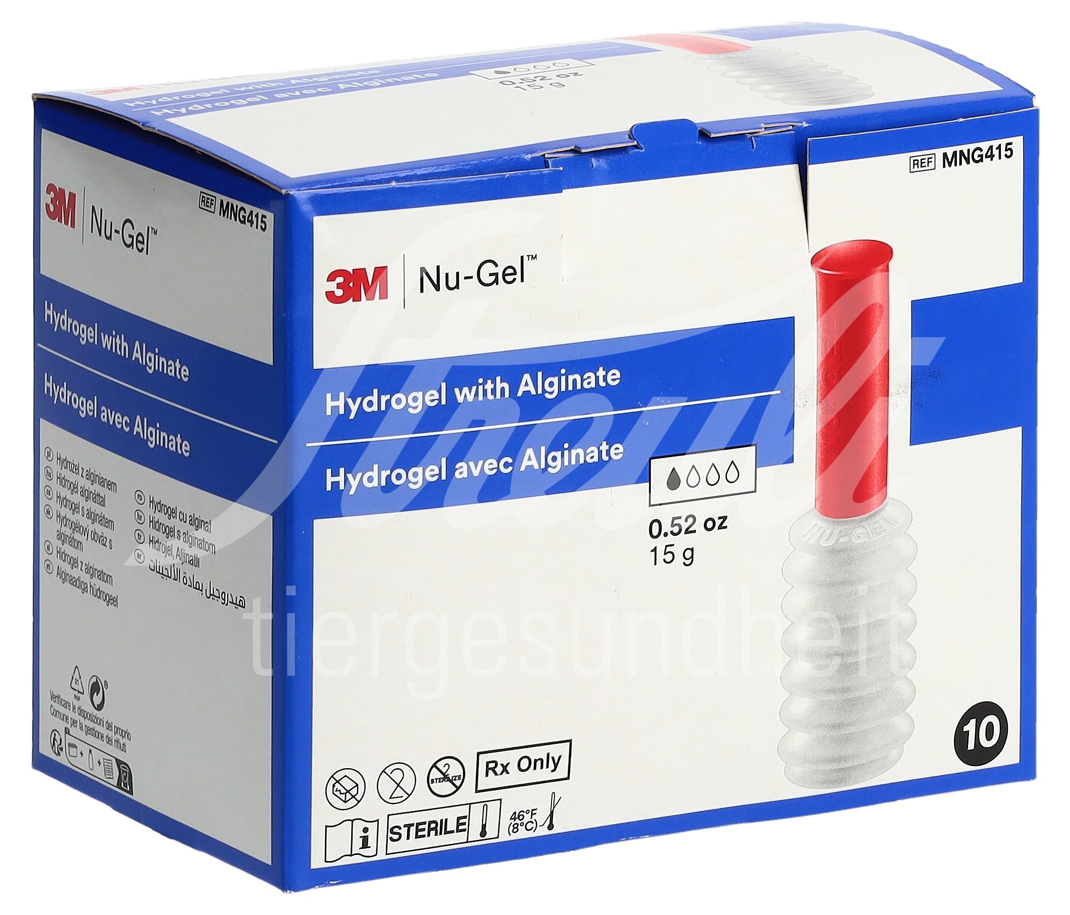 Nu Gel Hydrogel mit Alginat 10 x 15 g