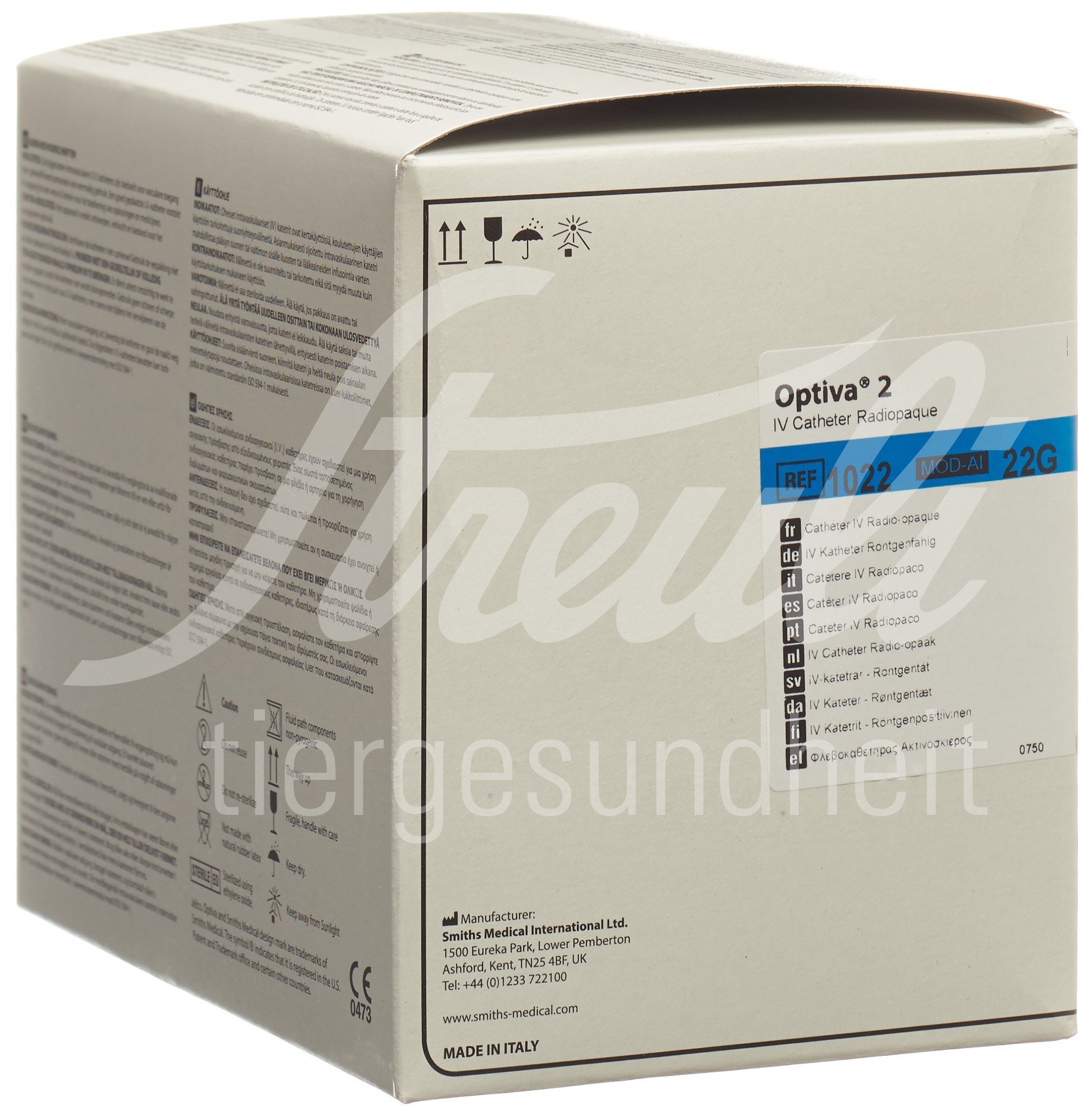 Optiva 2 Venenverweilkanüle 22Gx25mm 50 Stk