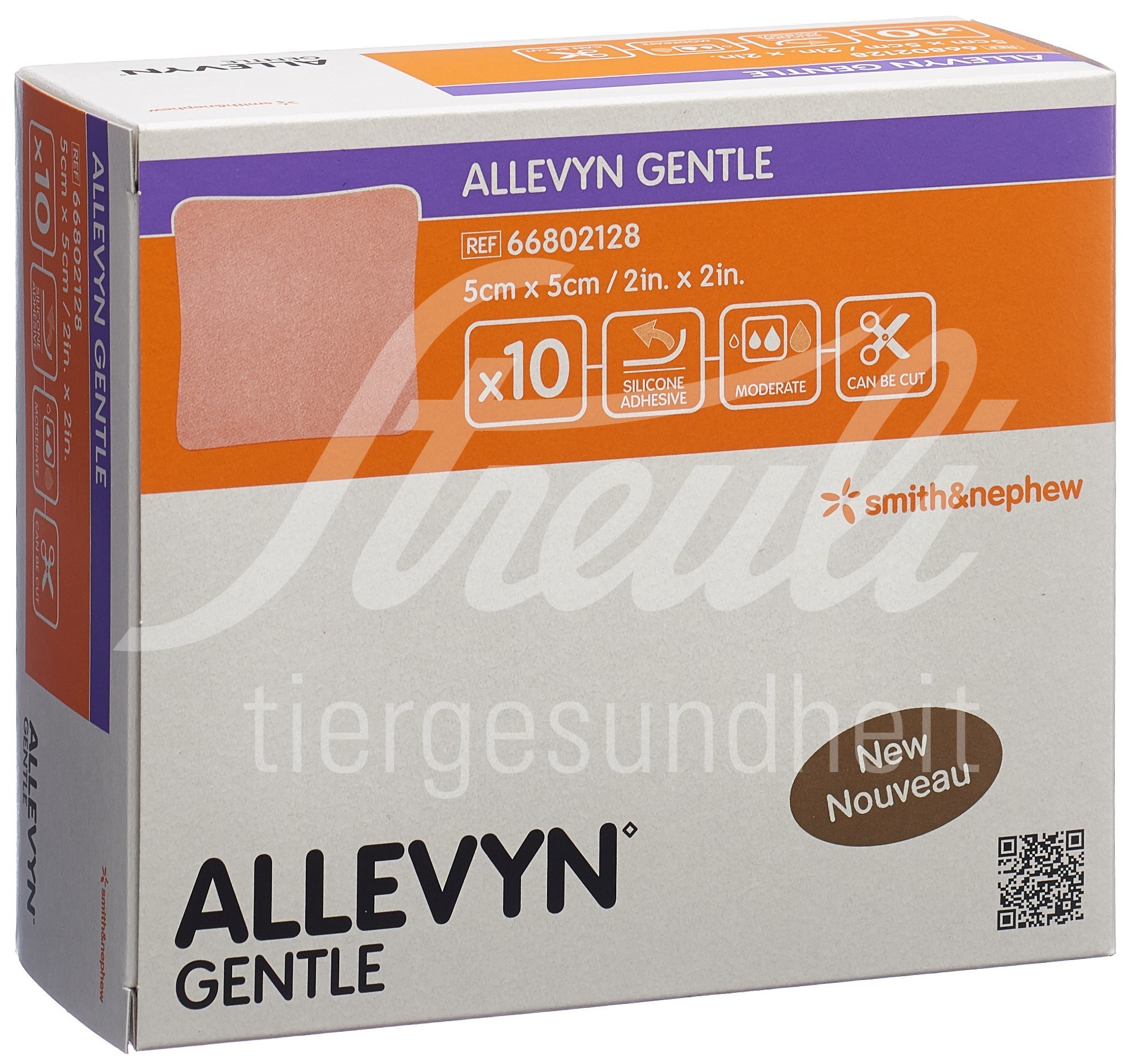 Allevyn Gentle Wundverband 5x5cm 10 Stk