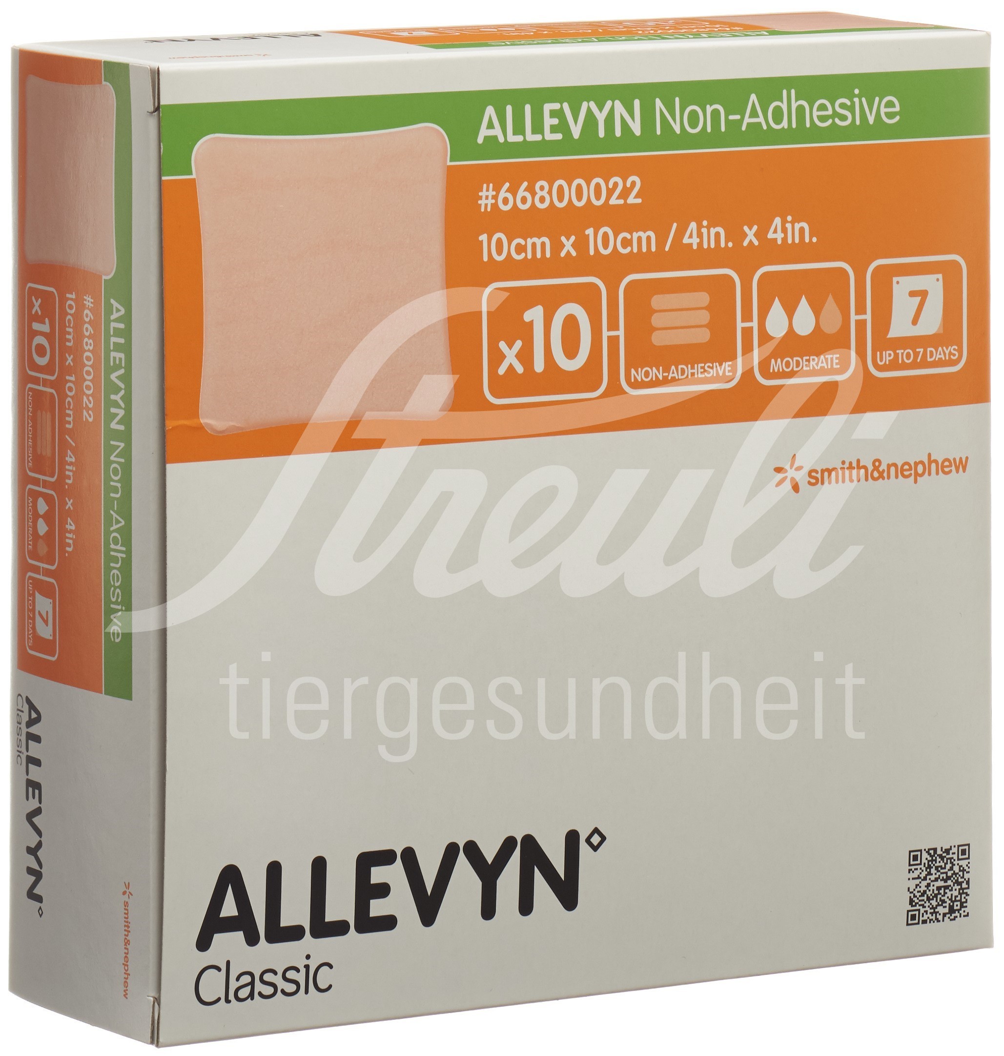 Allevyn Non-Adhesive Wundverband 10x10cm 10 Stk