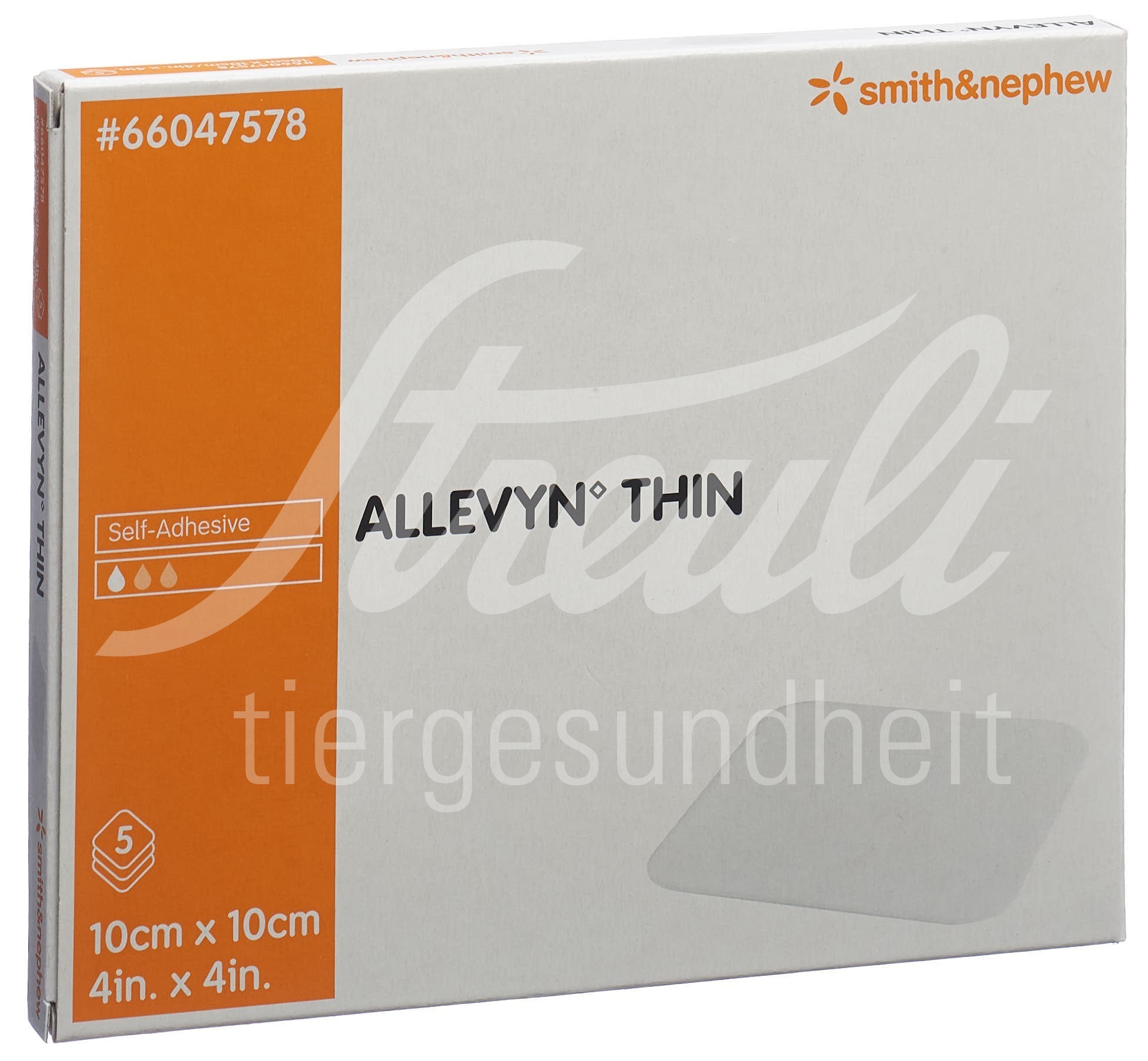 Allevyn Thin Wundverband 10x10cm 5 Stk