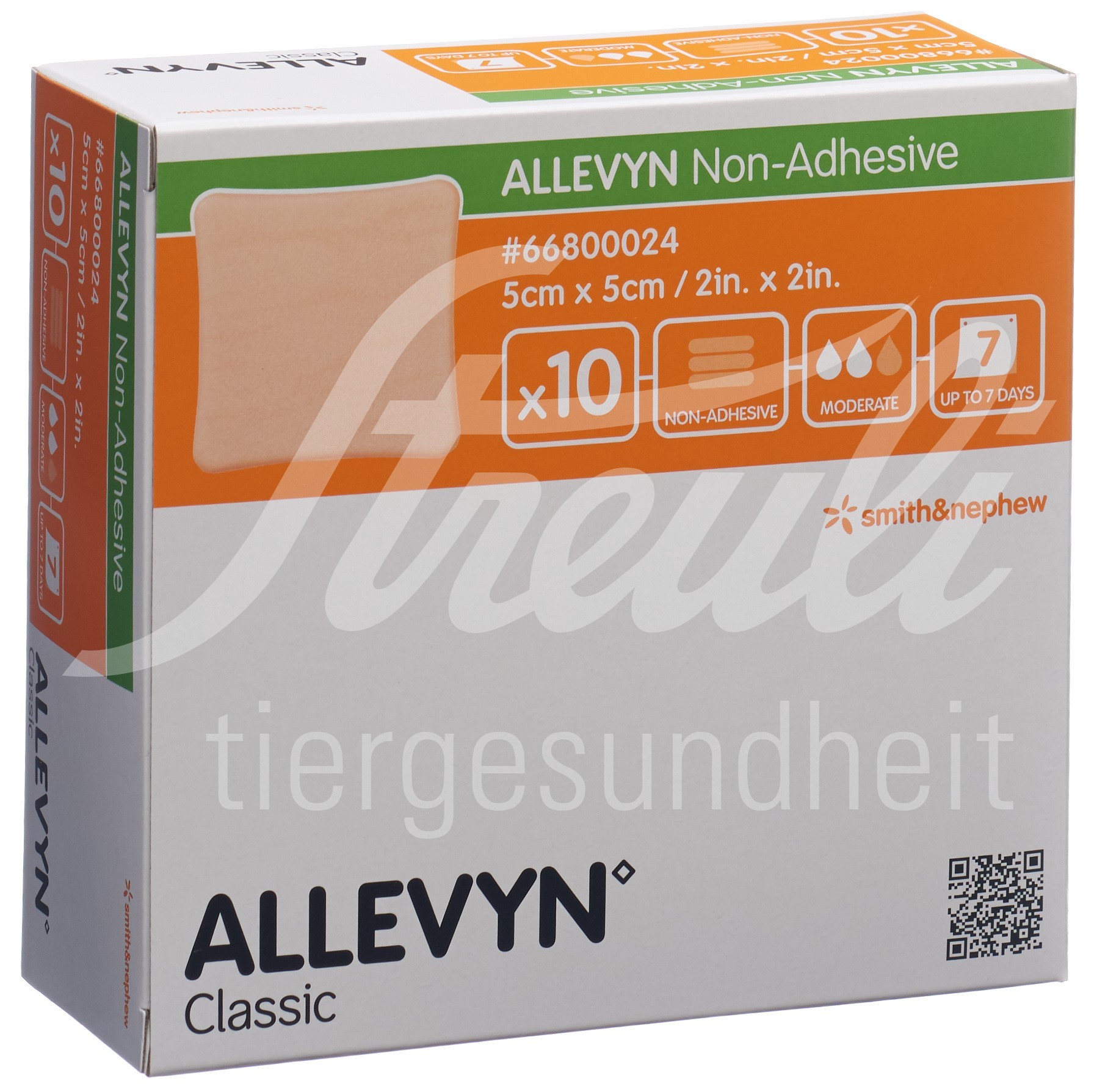 Allevyn Non-Adhesive Wundverband 5x5cm 10 Stk