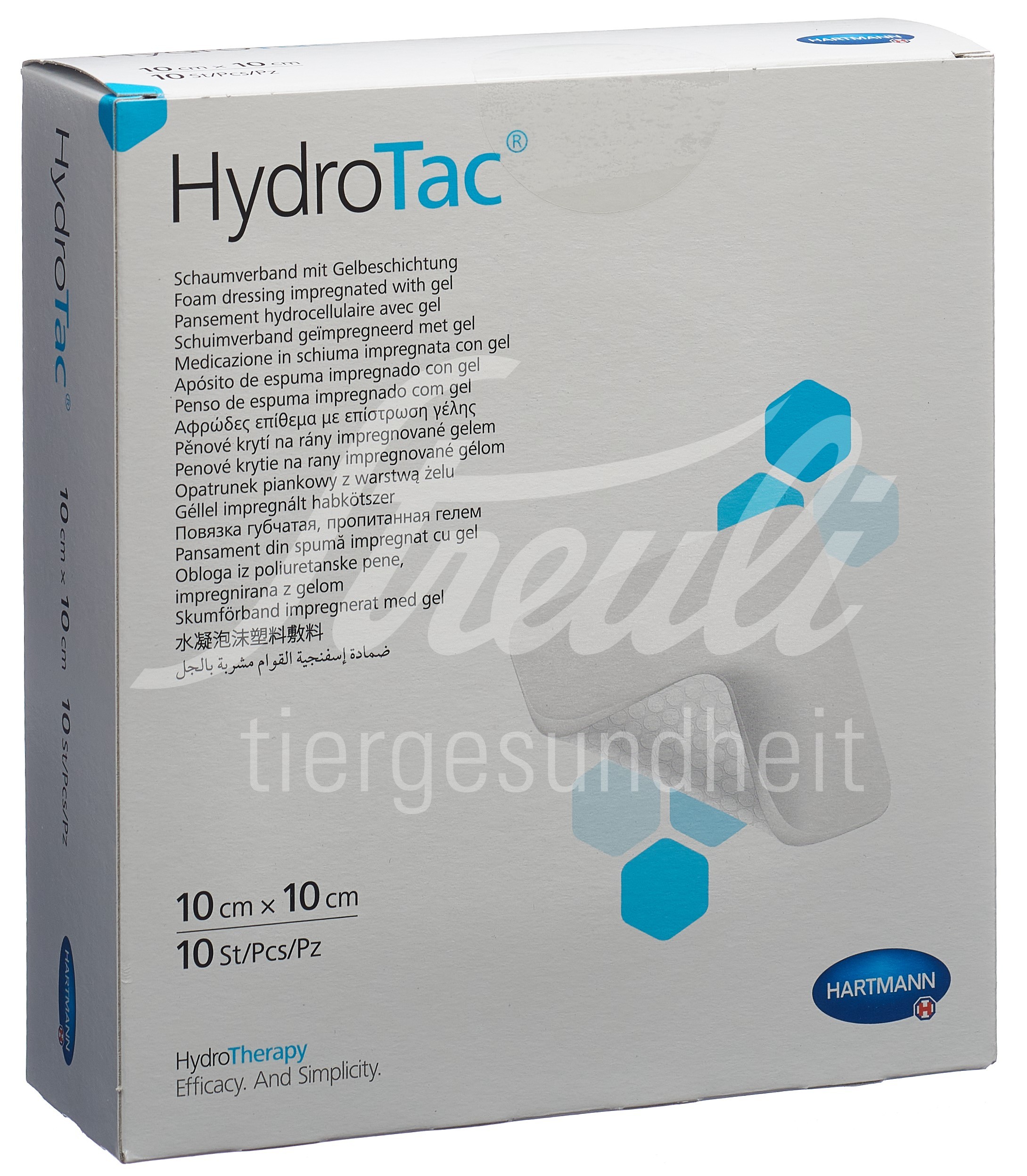 HydroTac Wundverband 10x10cm steril 10 Stk