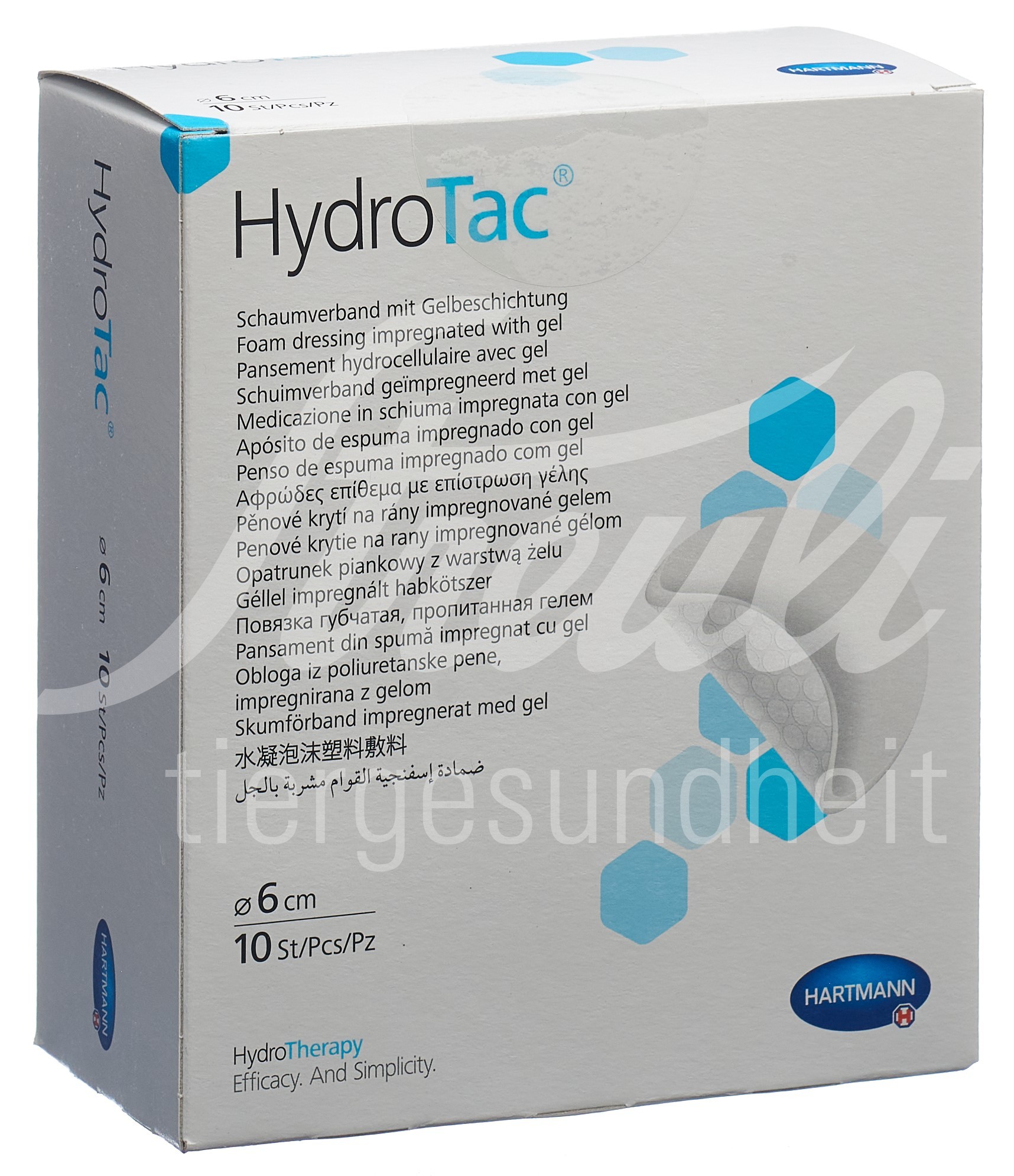 HydroTac Wundverband 6cm rund steril 10 Stk