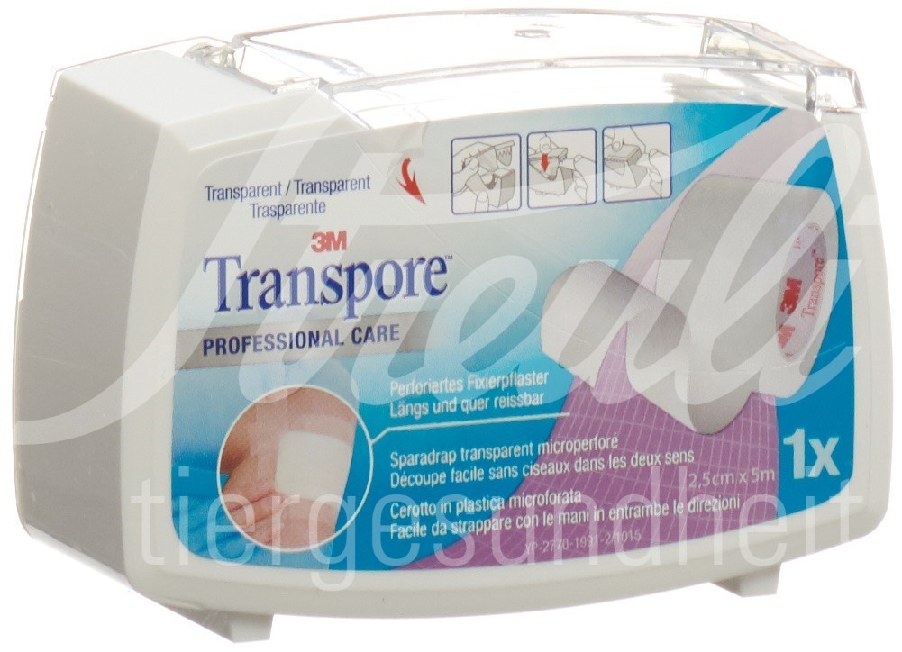 3M Transpore Heftpflaster 5mx25mm