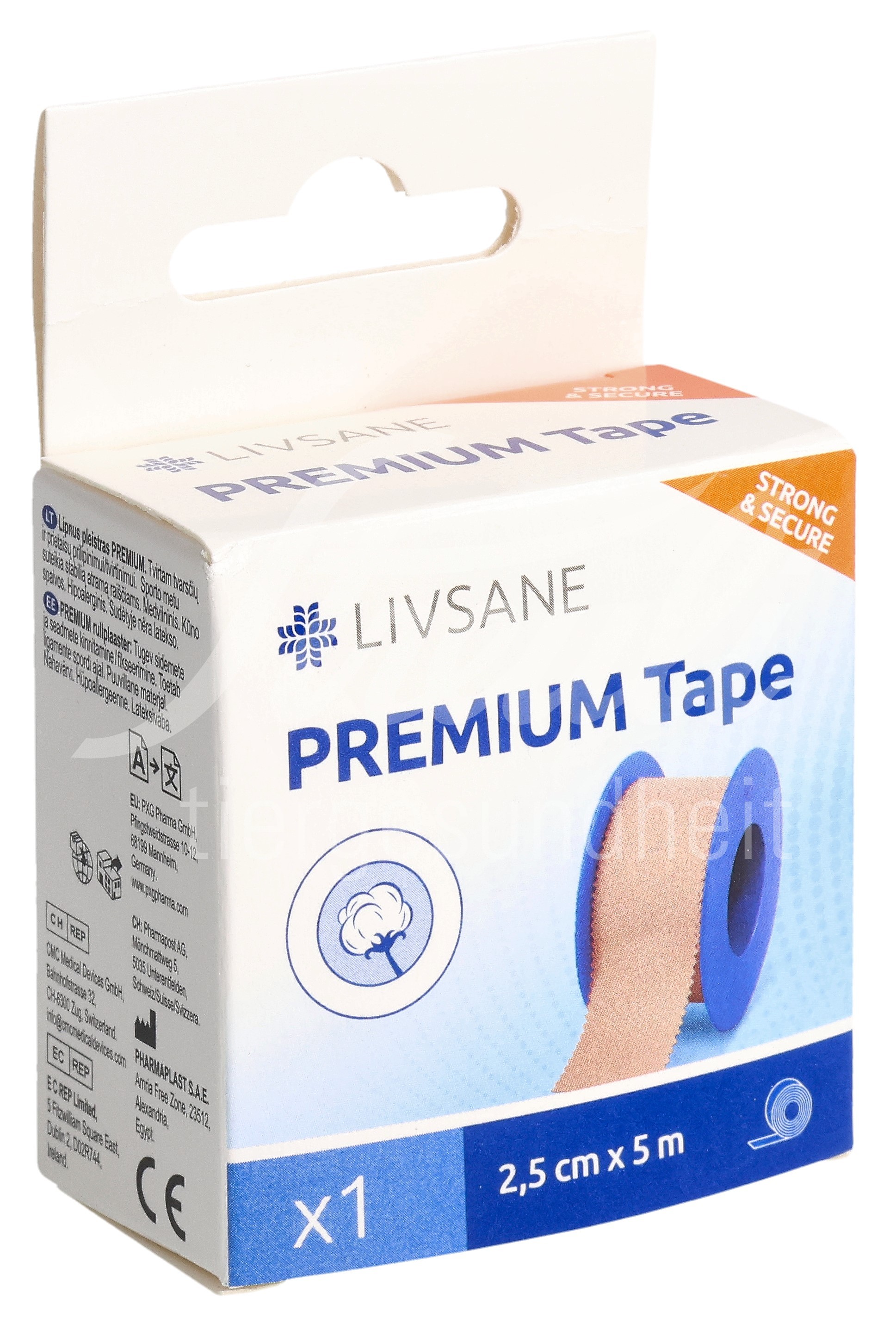 Livsane Premium Fixierpflaster 2.5cmx5m Livsane Premium Fixierpflaster 2.5cmx5m