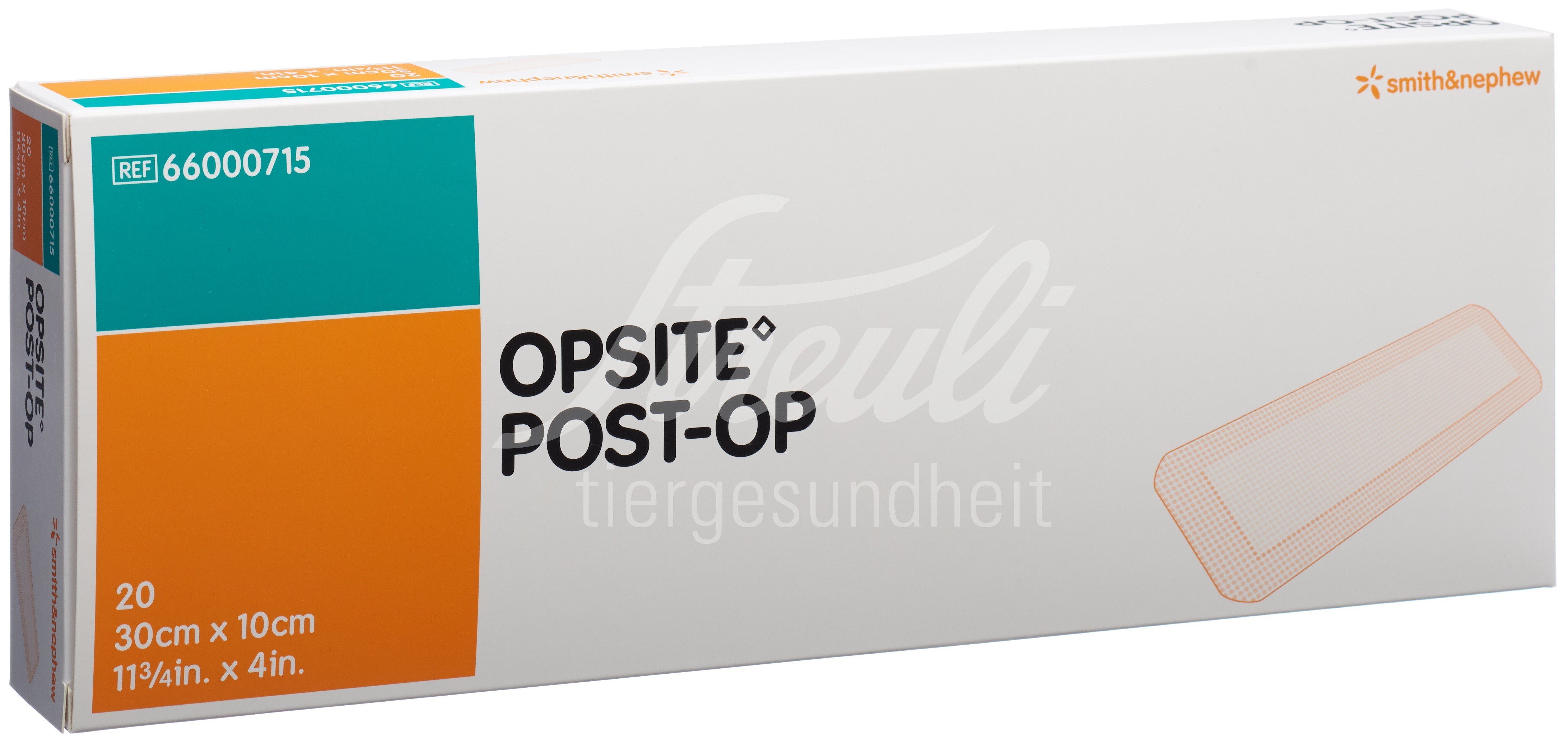 Opsite Post OP Folienverband 30x10cm steril Btl 20 Stk