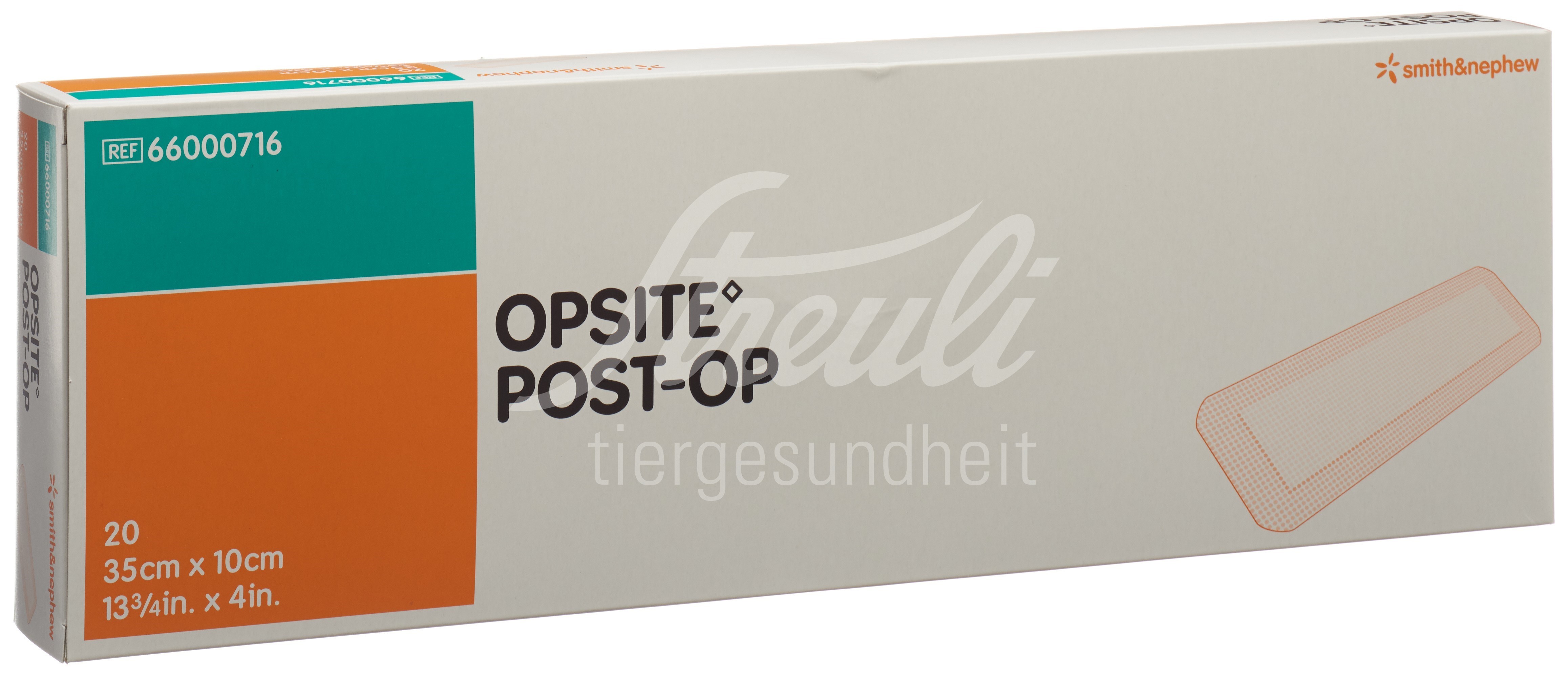 Opsite Post OP Folienverband 35x10cm steril Btl 20 Stk