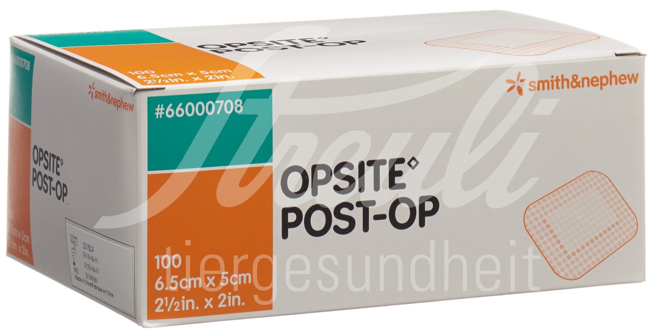 Opsite Post OP Folienverband 6.5x5cm steril Btl 100 Stk