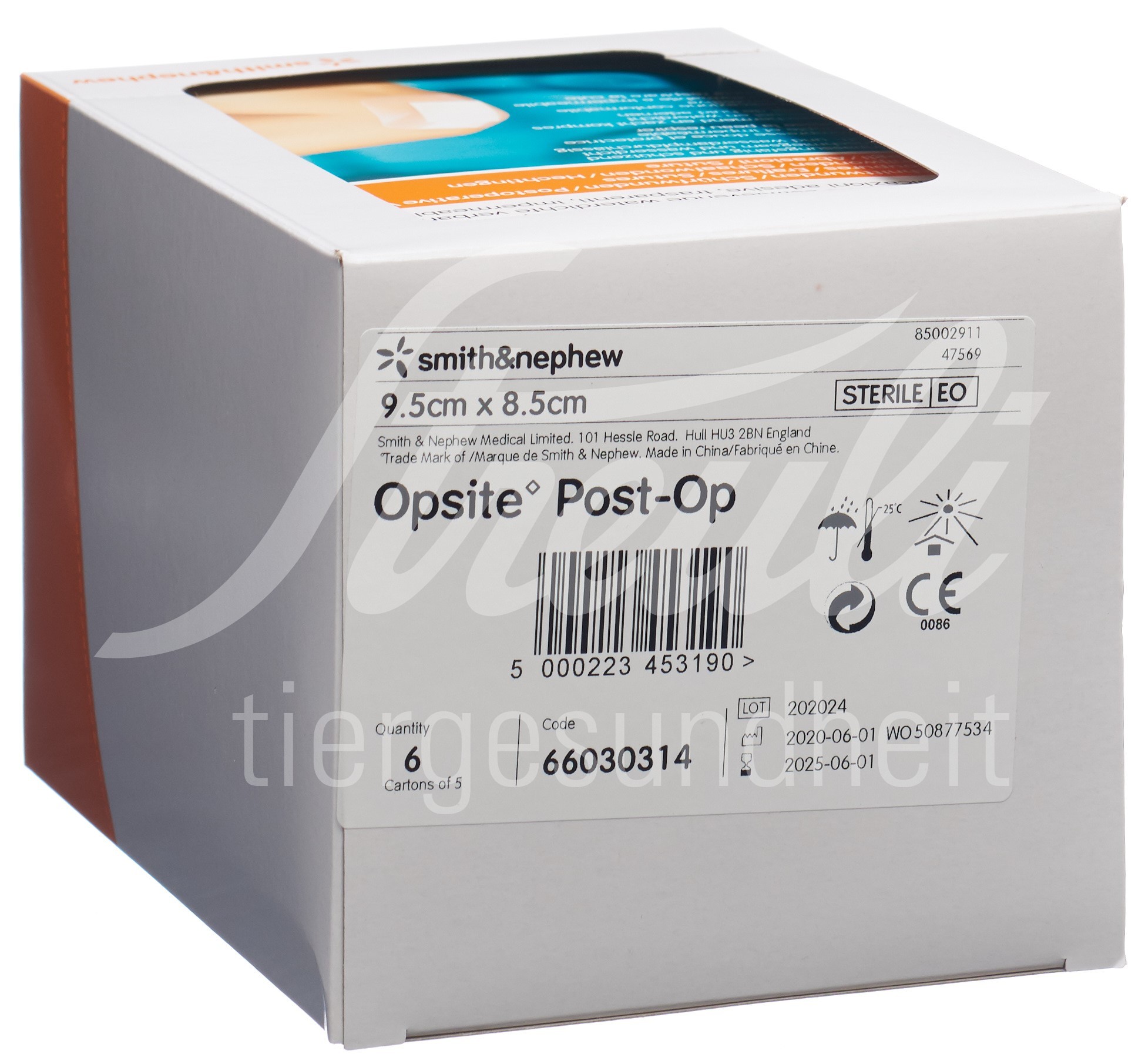 Opsite Post OP Folienverband 9.5x8.5cm steril 6 x 5 Stk
